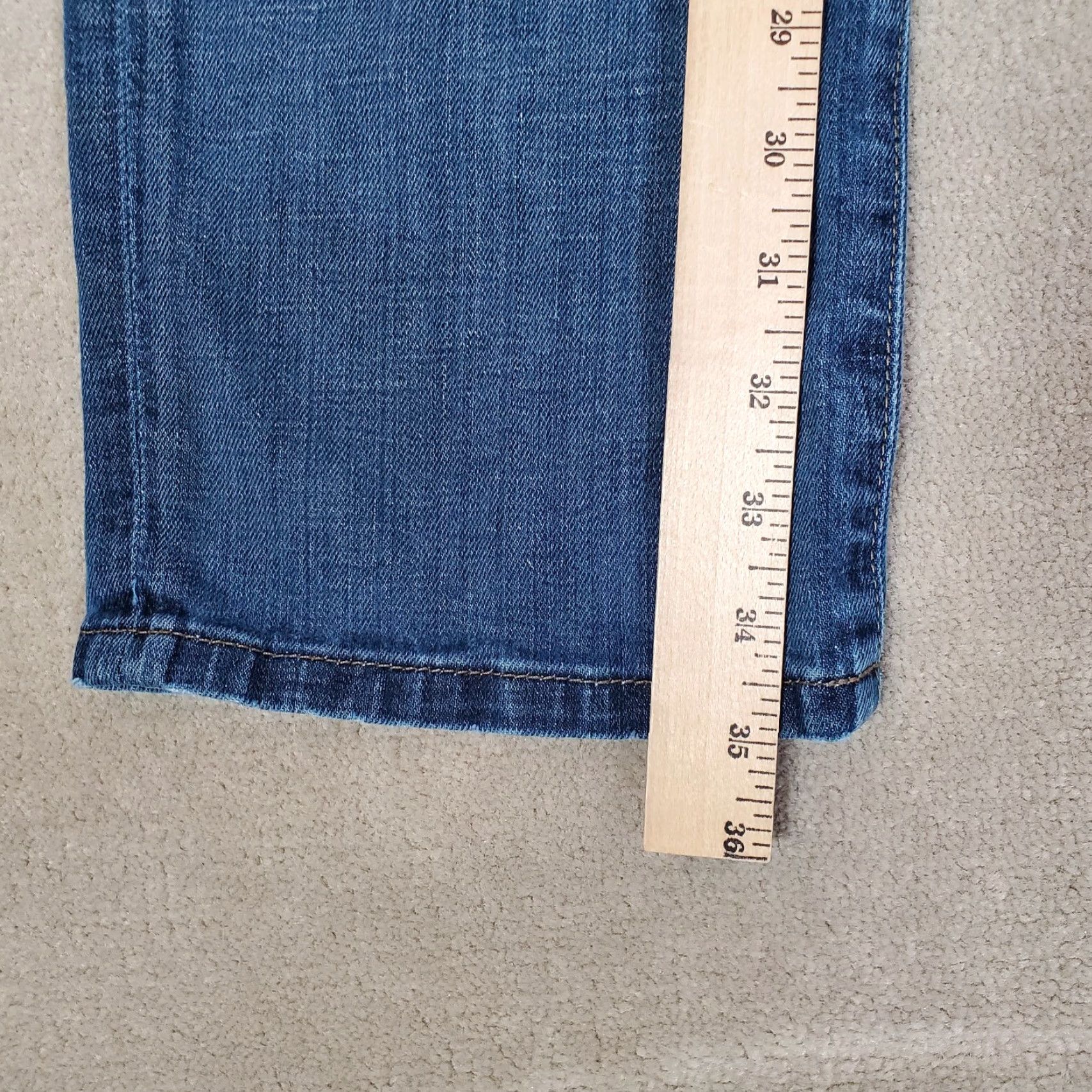 Vintage Joes Jeans Mens 32x35 Denim Jeans Blue Medium Wash Straight Regular 32 Inseam 35 Modern Logo Pockets Casual Size US 32 / EU 48 - 5 Thumbnail