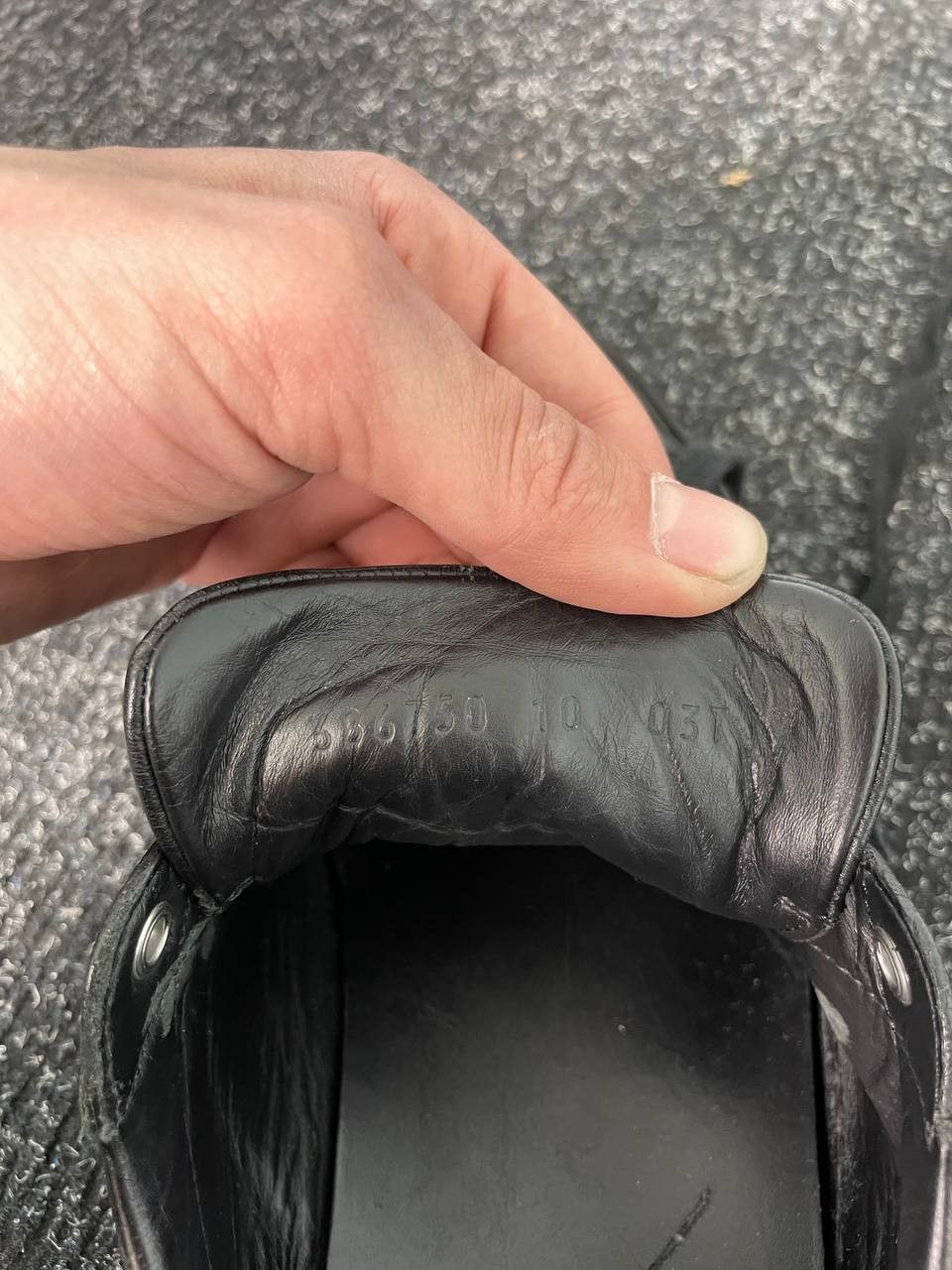 Designer × Gucci × Vintage GUCCI BLACK ACE SNEAKERS Size US 10 / EU 43 - 9 Thumbnail