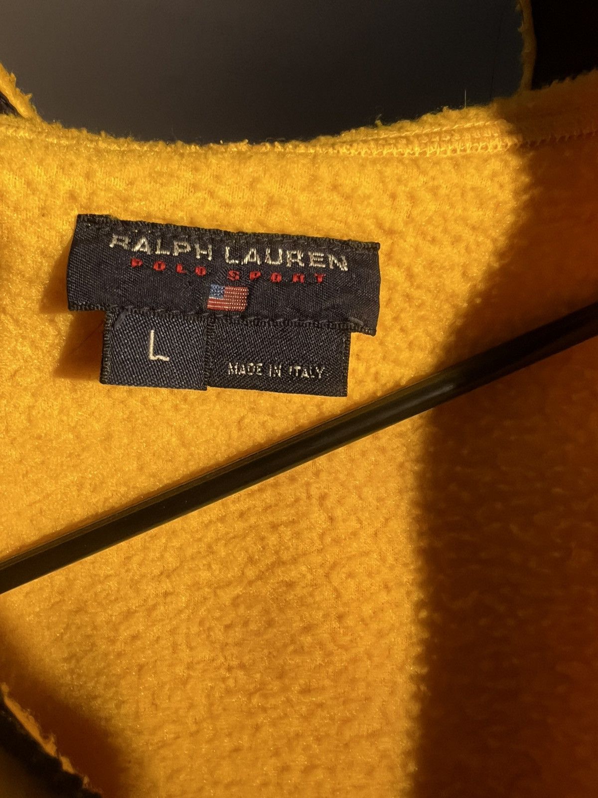 Polo Ralph Lauren Ralph Lauren Polo Sport Yellow Fleece Hoody Size US L / EU 52-54 / 3 - 6 Thumbnail