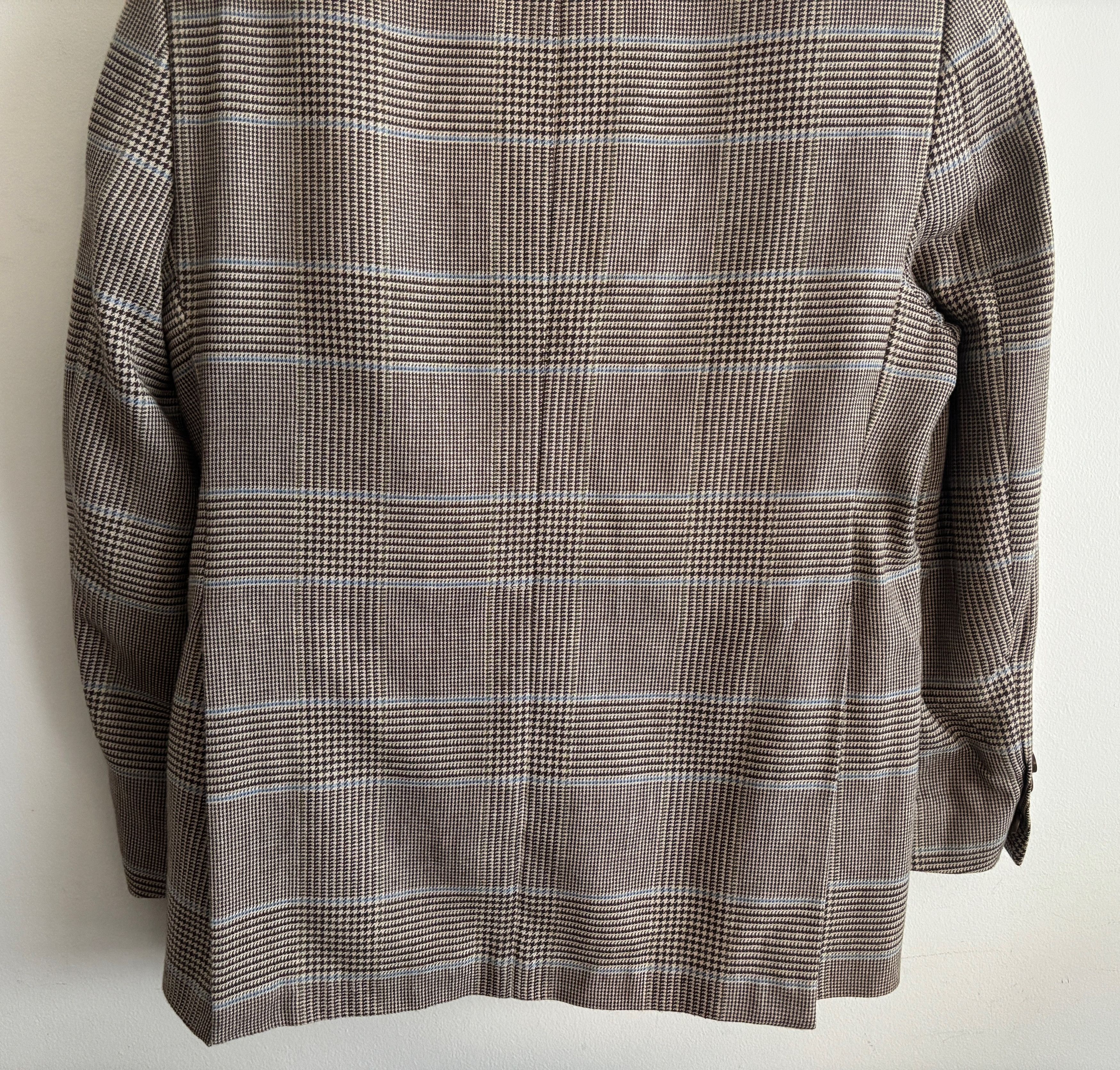Charles Tyrwhitt $620 Brown Glen Plaid Sport Coat/Blazer - 40 Short Size 42S - 12 Thumbnail