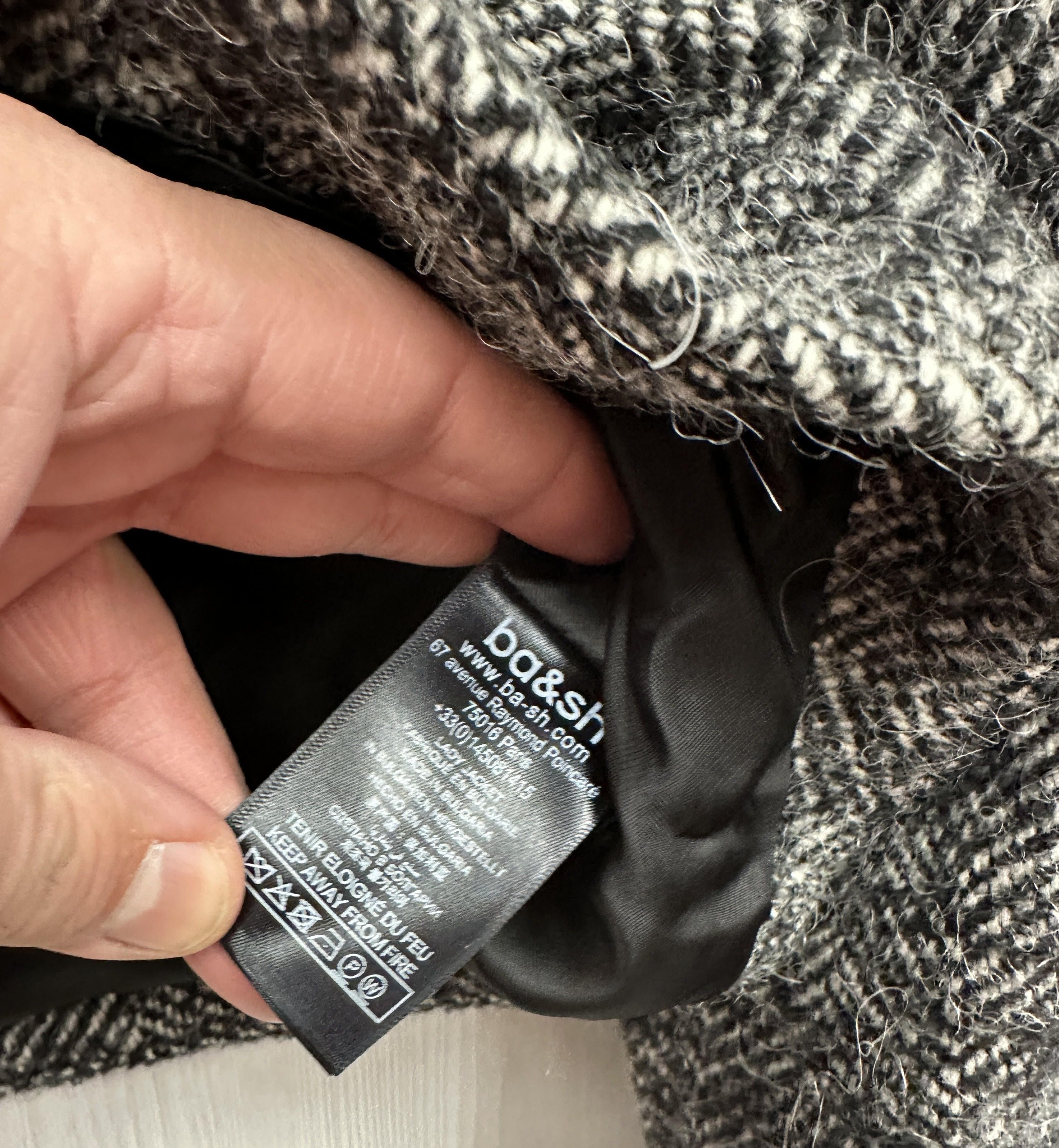 ba&sh Tweed jacket grey Size S / US 4 / IT 40 - 6 Thumbnail