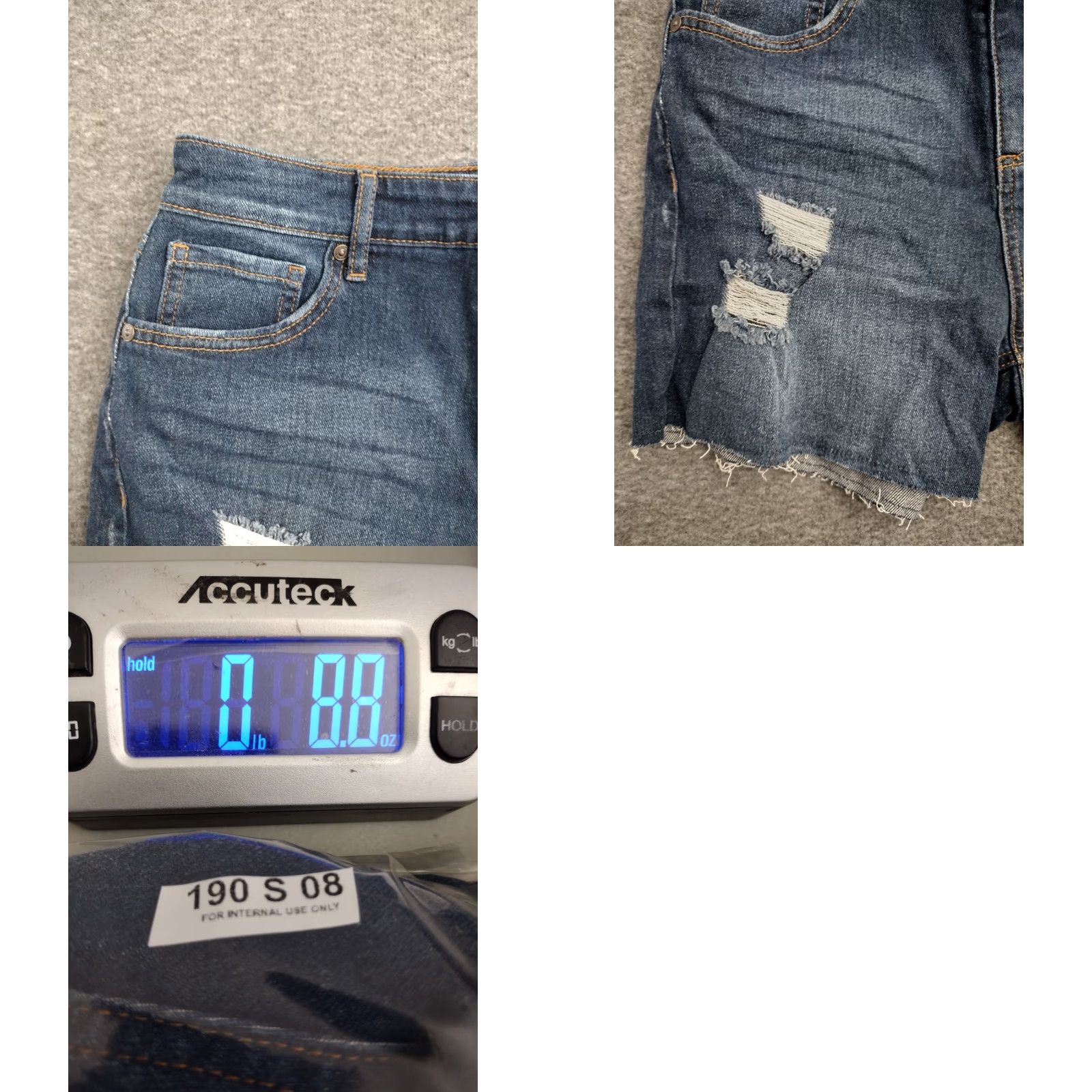 Vintage Sofia Vergara Sofia Jeans Short Dark Distressed 4" High Rise 3 Inseam 5-Pocket Denim Cotton Blend 26 Waist 4 Dark Blue Womens Vintage No Shirt/Top? Size 27" / US 4 / IT 40 - 8 Thumbnail