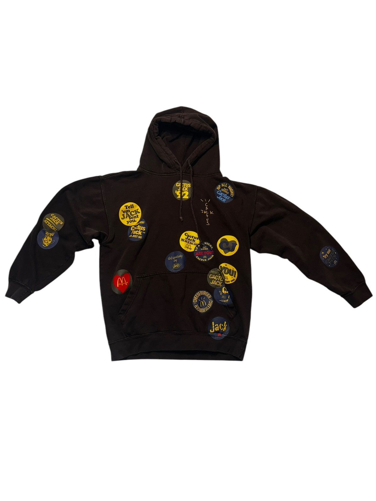 Travis Scott Travis Scott x Mcdonalds Sticker Bomb Hoodie Size US M / EU 48-50 / 2 - 4 Thumbnail
