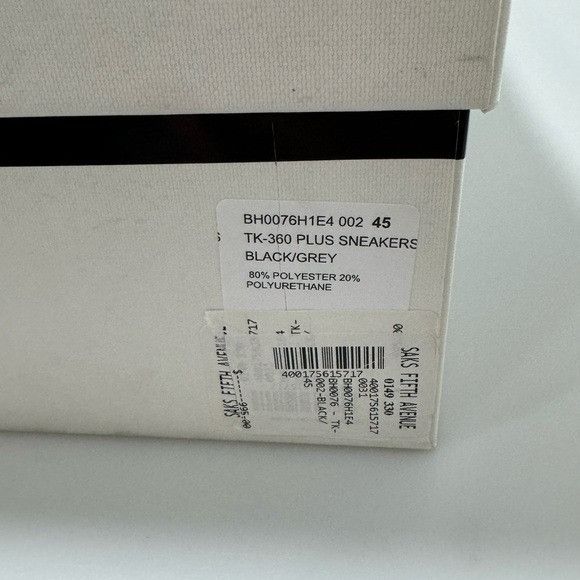 Givenchy Givenchy TK-360 Plus Sneakers Black Grey Men’s Size EU 45/US Size US 12 / EU 45 - 7 Thumbnail