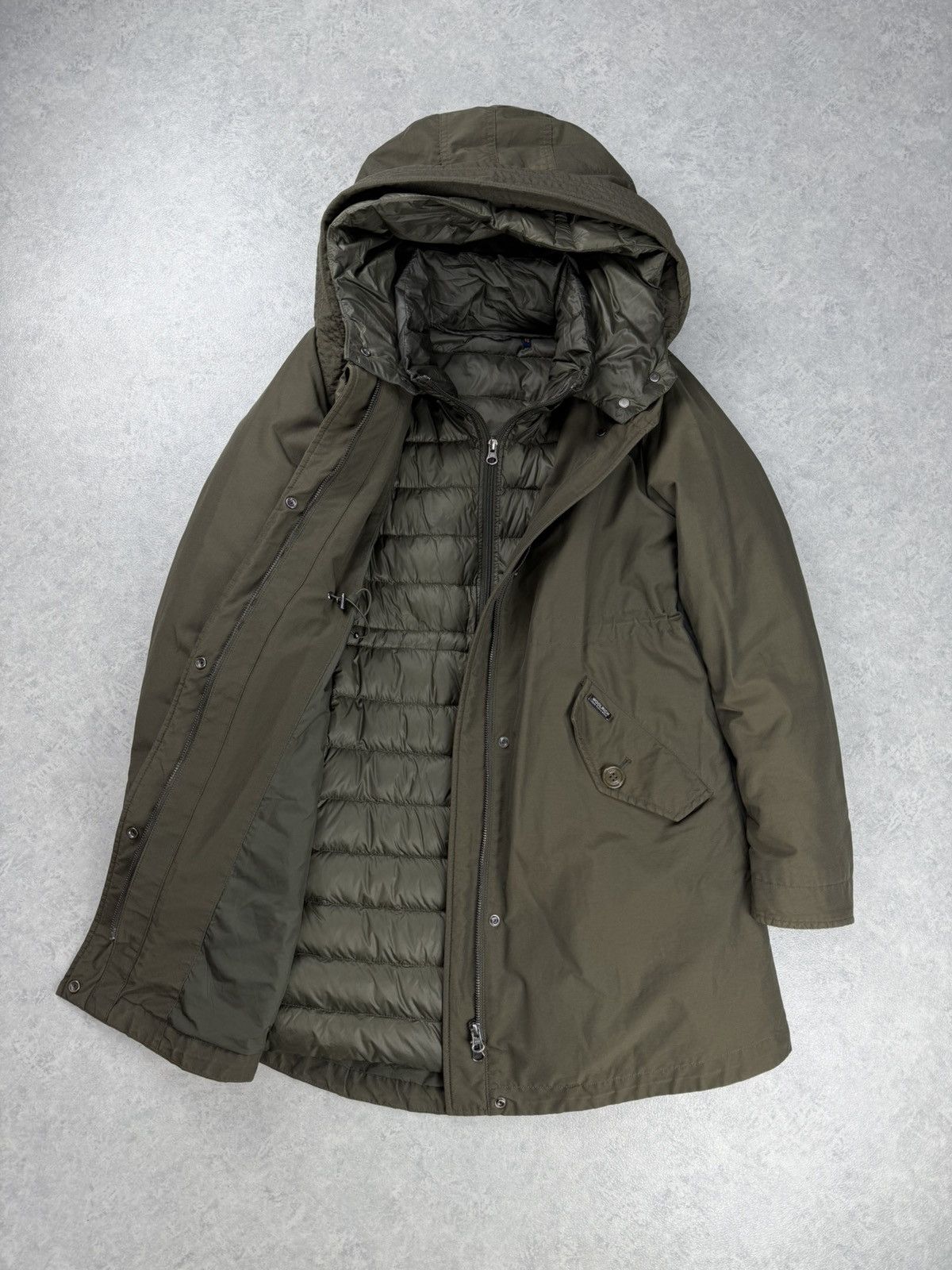 Woolrich Woolen Mills Women’s Woolrich Ramar Cloth Hooded Parka Jacket Olive M Size M / US 6-8 / IT 42-44 - 8 Thumbnail