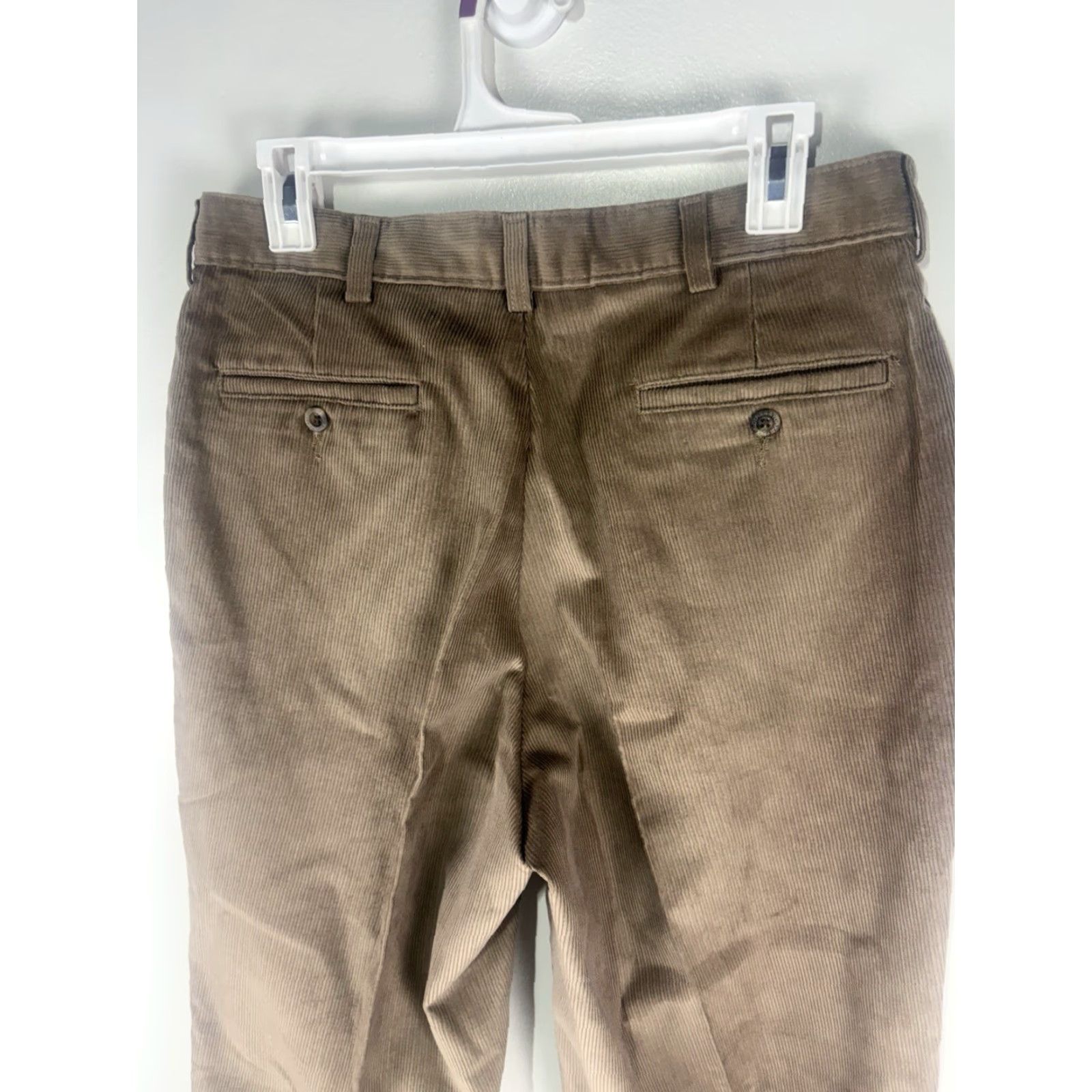 Roundtree & Yorke Roundtree Yorke Beige Corduroy Pants Men’s Size 34X32 Mexico Thread? Size US 34 / EU 50 - 5 Thumbnail