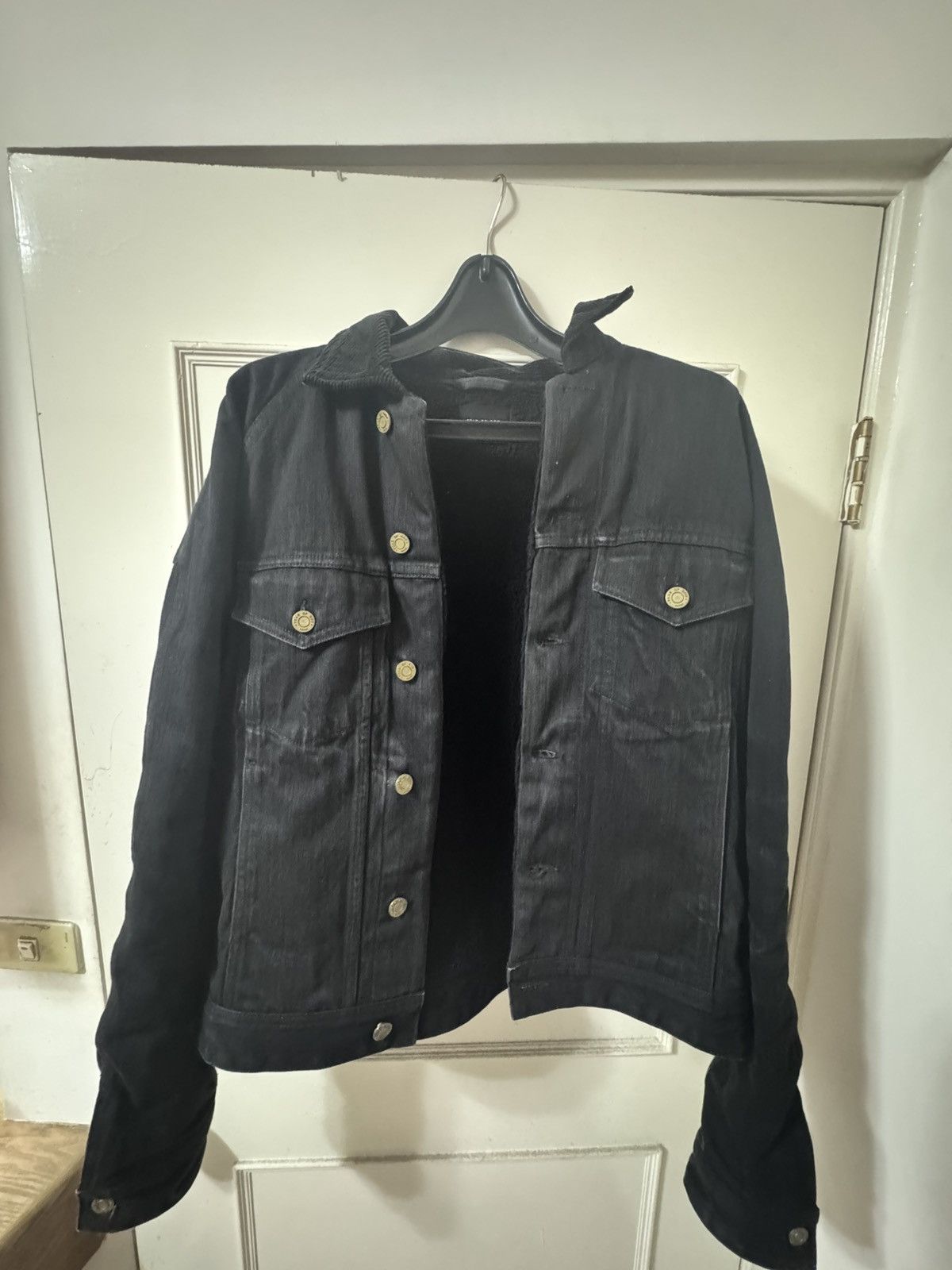 Fear of God FEAR OF GOD 5th Selvedge Denim Alpaca Trucker Jacket Size US S / EU 44-46 / 1 - 1 Thumbnail