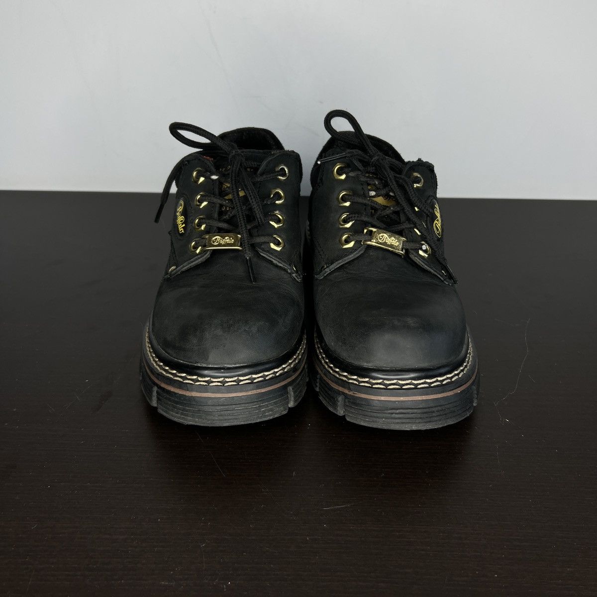 Buffalo London × Vintage Buffalo London “Classic” Low Top Platform Sneaker Shoes Y2K Size US 5.5 / IT 35.5 - 4 Thumbnail