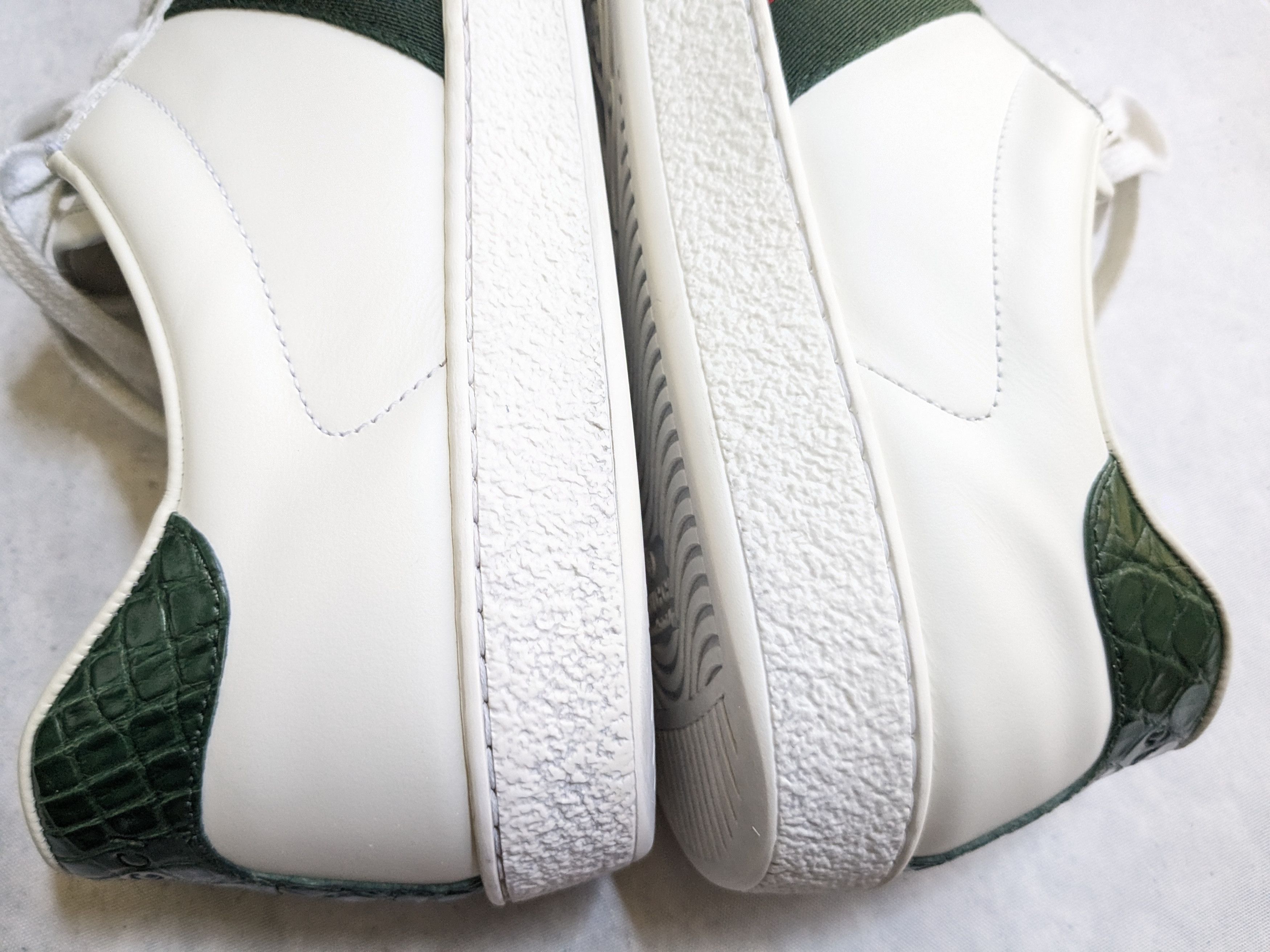 Gucci Gucci Ace Sneakers White 10.5 Low Tops Leather Web Size US 10.5 / EU 43-44 - 9 Thumbnail