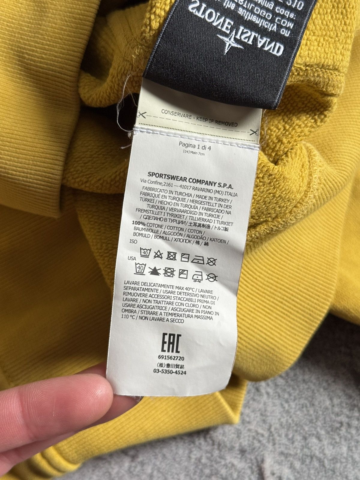 Stone Island Stone Island S sweatshirt crew neck jumper pullover casual Size US S / EU 44-46 / 1 - 11 Thumbnail