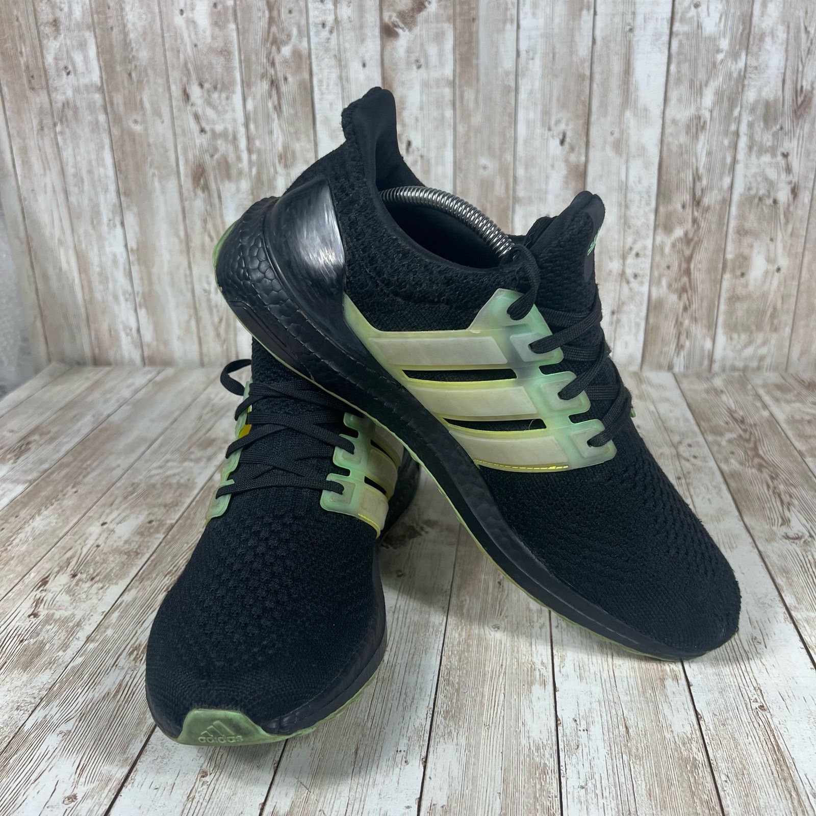 Adidas Size 10.5 - adidas UltraBoost 5.0 DNA Black Beam Green Size US 10.5 / EU 43-44 - 7 Thumbnail