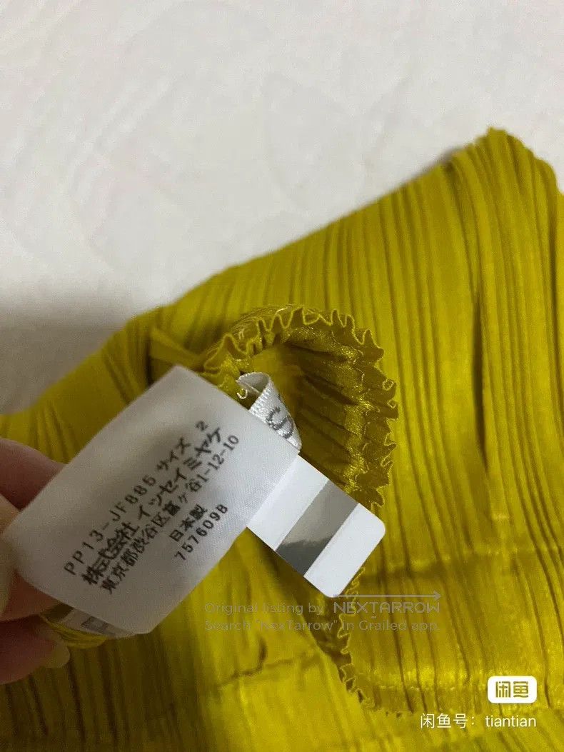 Issey Miyake Issey Miyake Yellow Pants Size 25" / US 0 / IT 36 - 5 Thumbnail