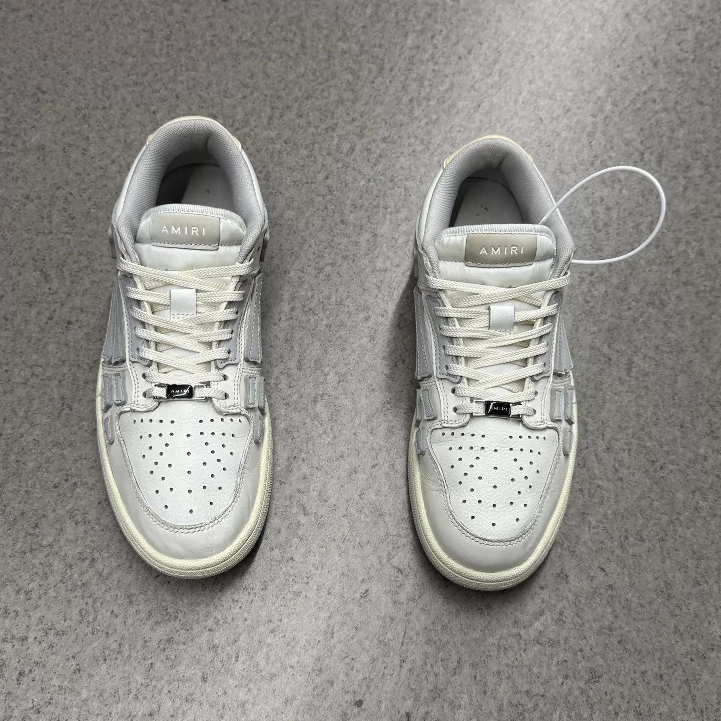Amiri Amiri Gray White Distressed 43 Shoes Size US 10 / EU 43 - 5 Thumbnail