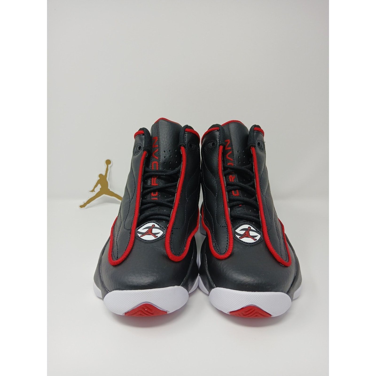 Jordan Brand Air Jordan Pro Strong Bred Black Sneakers, Size 5Y / 6.5W Size US 5 / EU 37 - 3 Thumbnail
