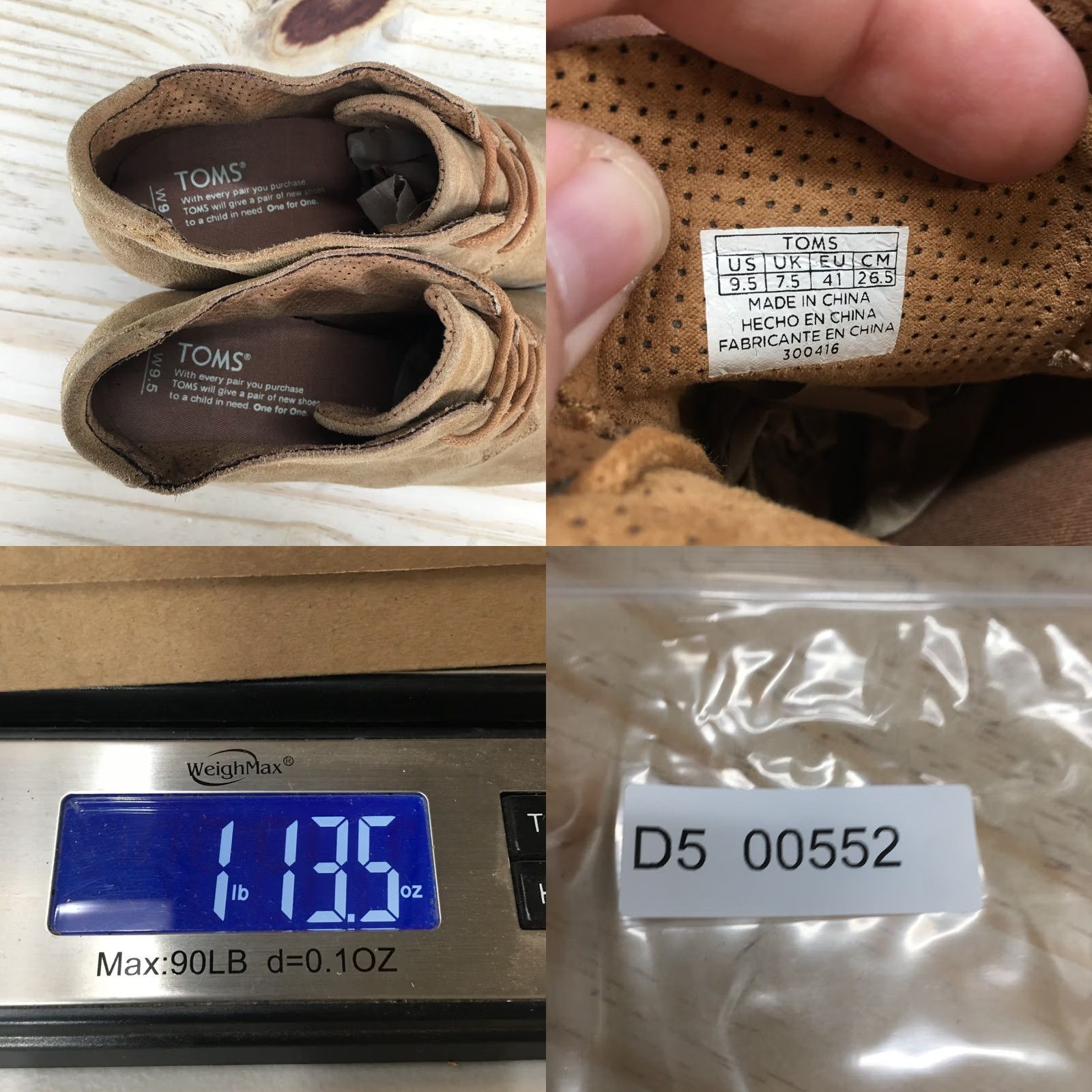 Toms TOMS Boots Womens 9.5 Chukka Tan Lace Up Casual Comfort Ankle Bootie Block Heel 3" Suede Brown Casual Womens Shoes Size L / US 10 / IT 46 - 10 Thumbnail