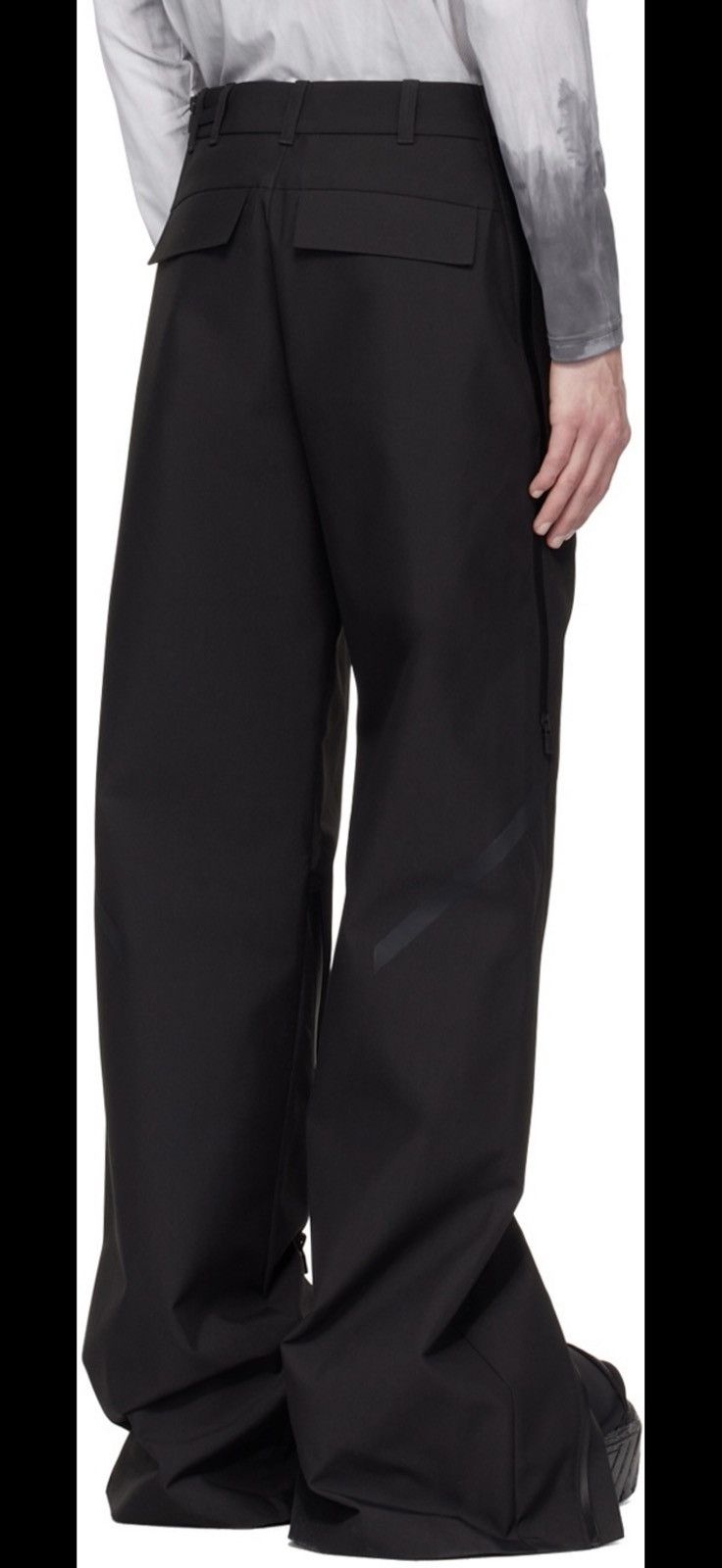 Heliot Emil Black Turing Zip Trousers Size US 28 / EU 44 - 3 Thumbnail