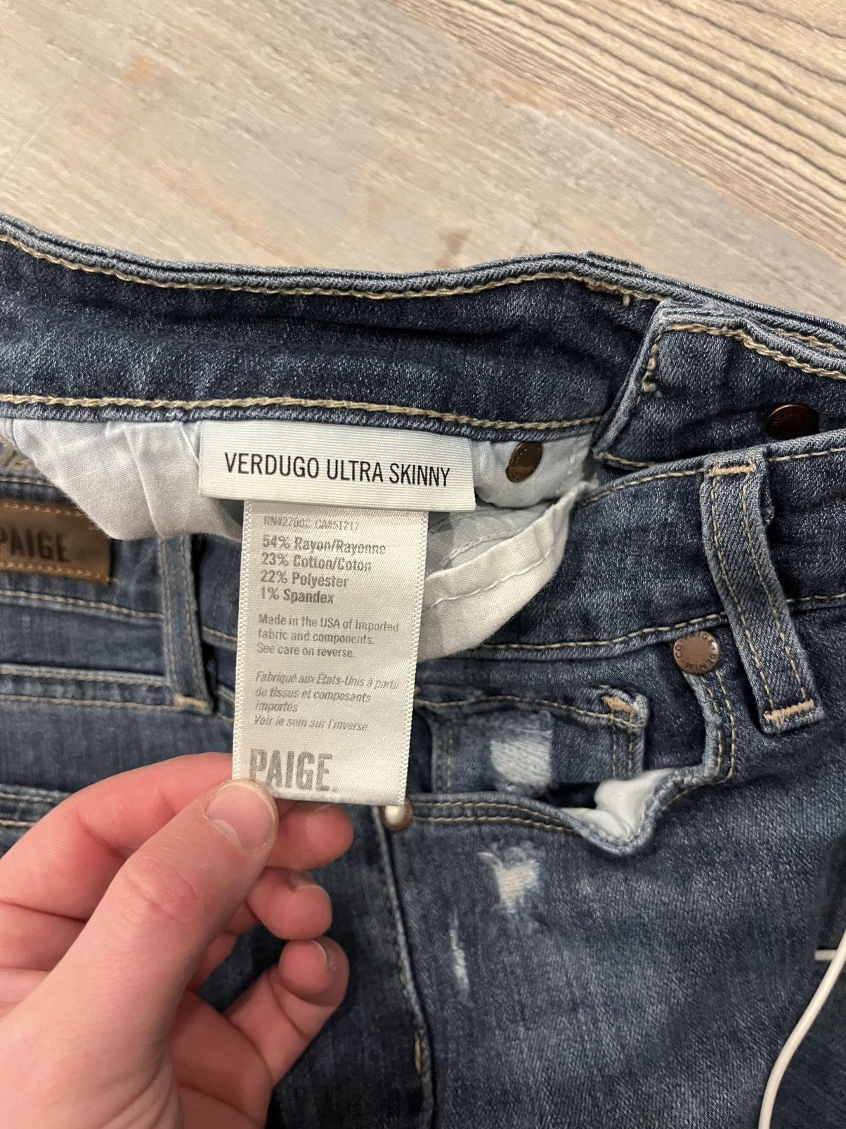 Paige Paige Women’s Verdugo Ultra Skinny High Waist Jeans Blue Size 26" / US 2 / IT 38 - 4 Thumbnail