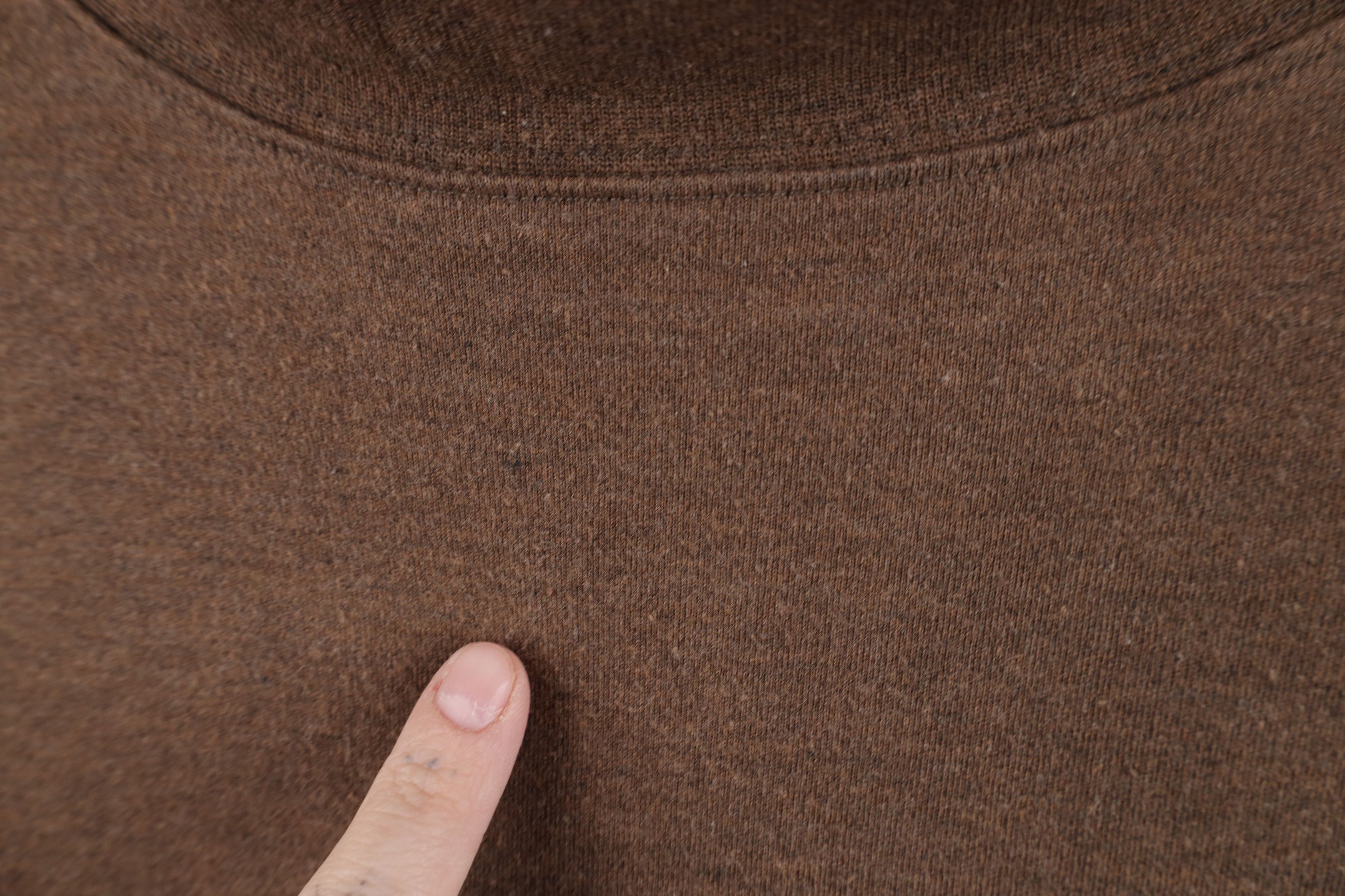 Vintage Vintage 90s Streetwear Mock Neck Long Sleeve T-Shirt Brown Size US M / EU 48-50 / 2 - 4 Thumbnail