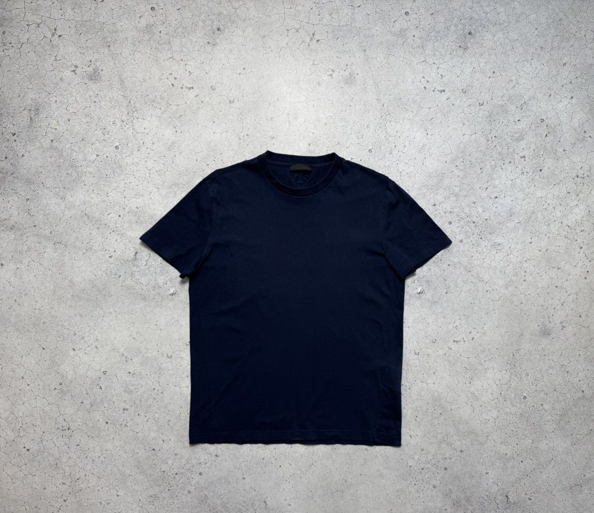 Prada Prada Luxury T-Shirt Navy Size US L / EU 52-54 / 3 - 1 Thumbnail