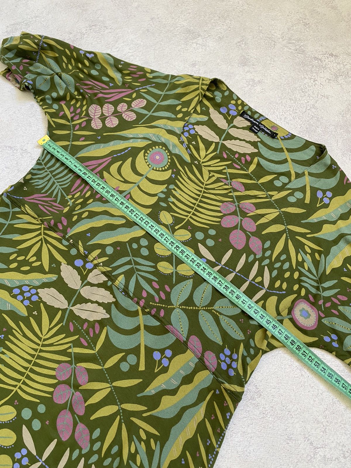 Gudrun Sjoden Gudrun Sjoden Womens Multicolor Floral Midi Dress Size L Size L / US 10 / IT 46 - 11 Thumbnail