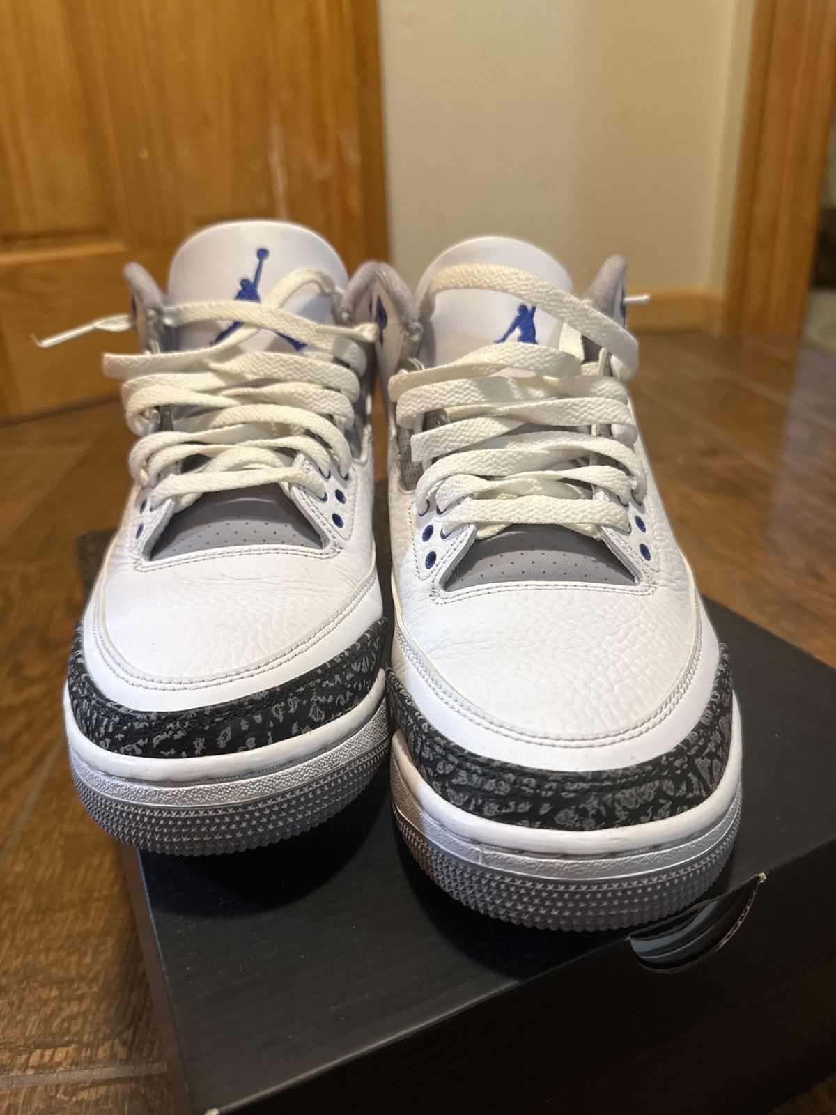 Jordan Brand Air Jordan 3 Blue Racers Size US 9 / EU 42 - 3 Thumbnail