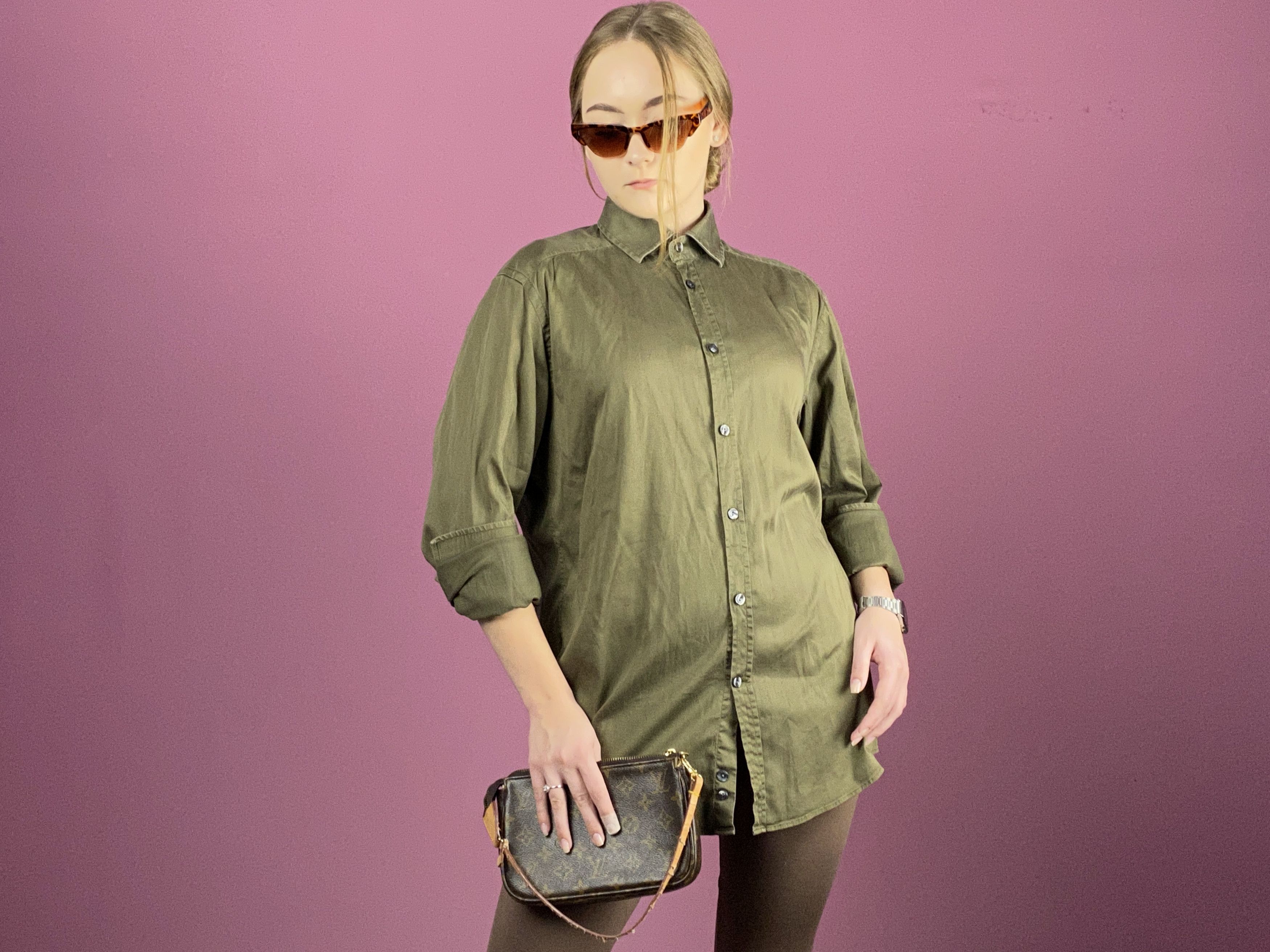 Designer × Versace Versace Collections Vintage Women's Shirt - M Size M / US 6-8 / IT 42-44 - 5 Thumbnail