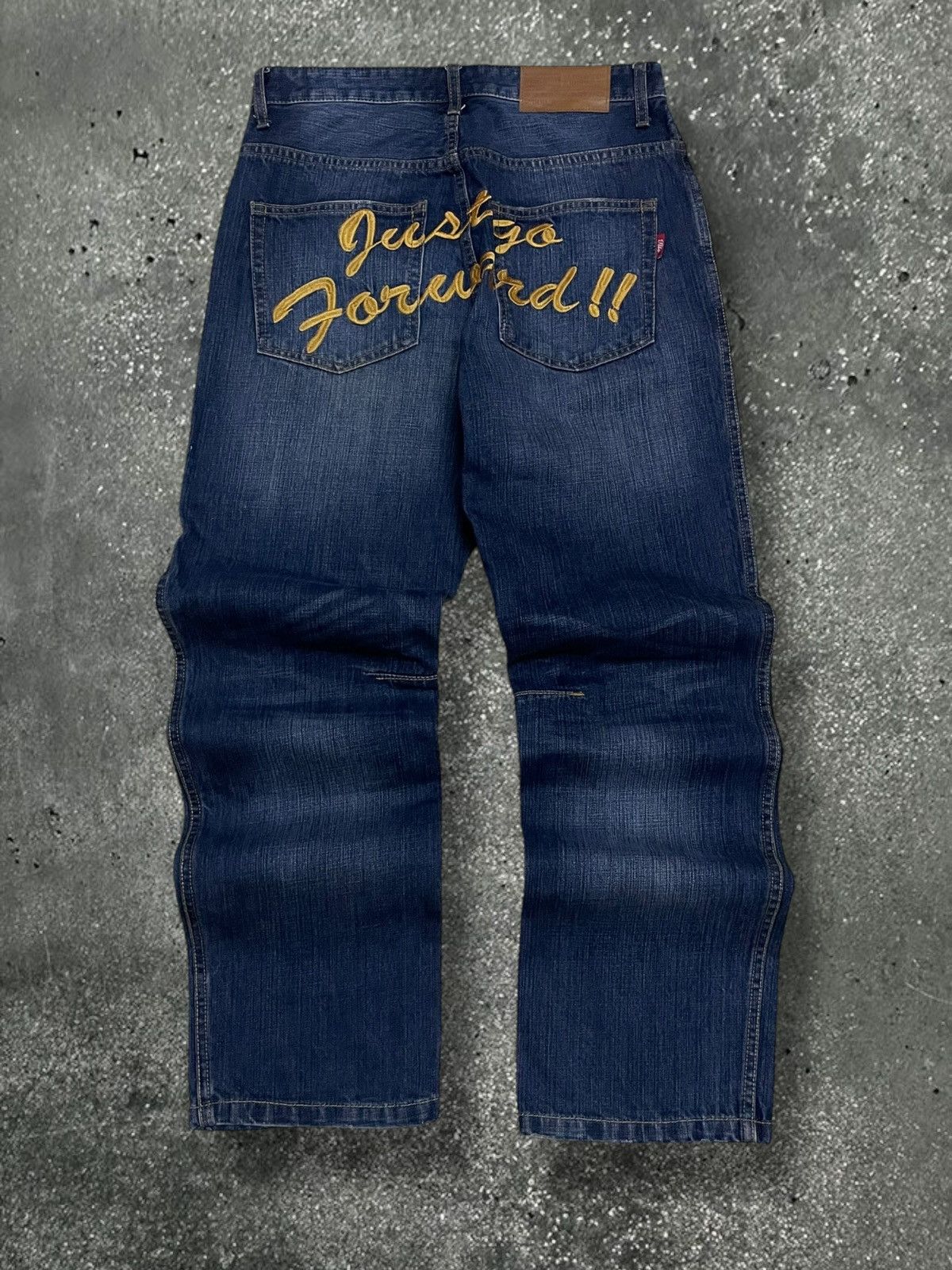 Japanese Brand Vintage Japan Rare IllGarment Just Go Forward Daicock Denim Size US 31 - 1 Thumbnail