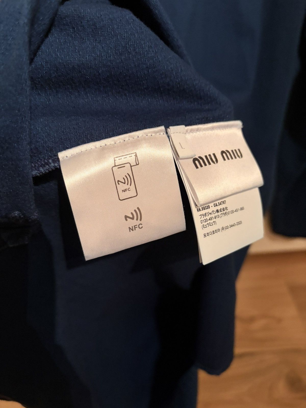 Miu Miu Long Sleeve Tshirt 2024