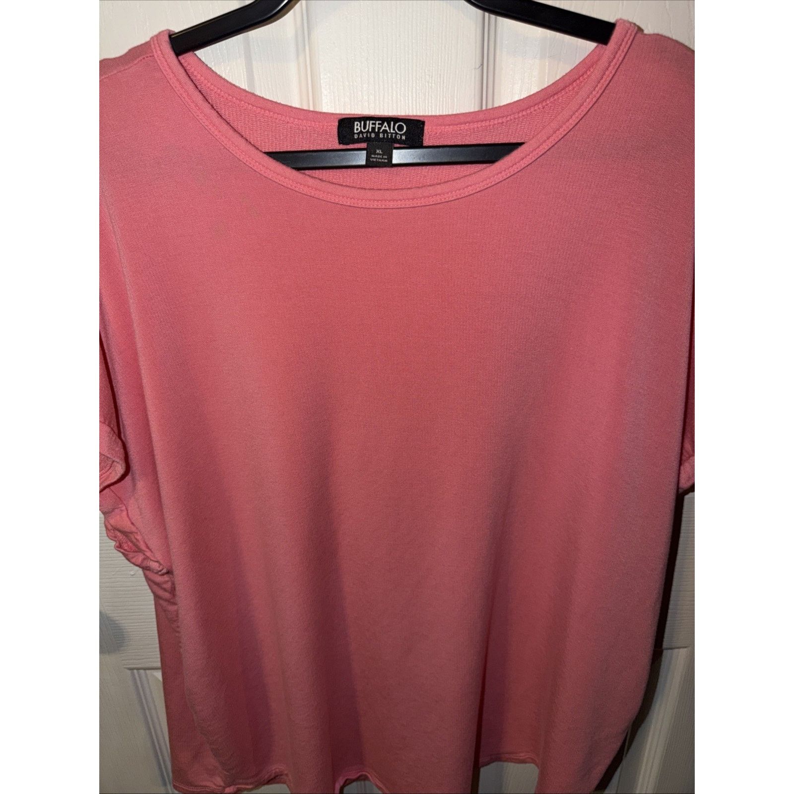 Buffalo David Bitton Buffalo David Bitton Women's XL Pink Terry Knit Top Size XL / US 12-14 / IT 48-50 - 6 Thumbnail