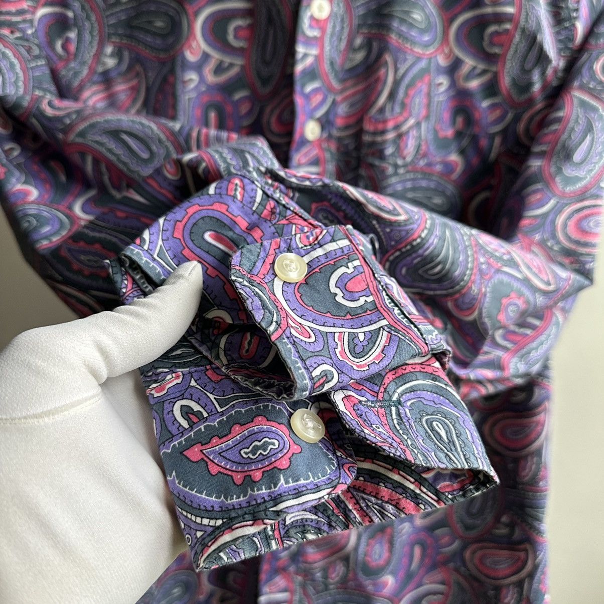 Kennington Ltd. Vintage Kennington Ltd Paisley Print Shirt Size US M / EU 48-50 / 2 - 8 Thumbnail