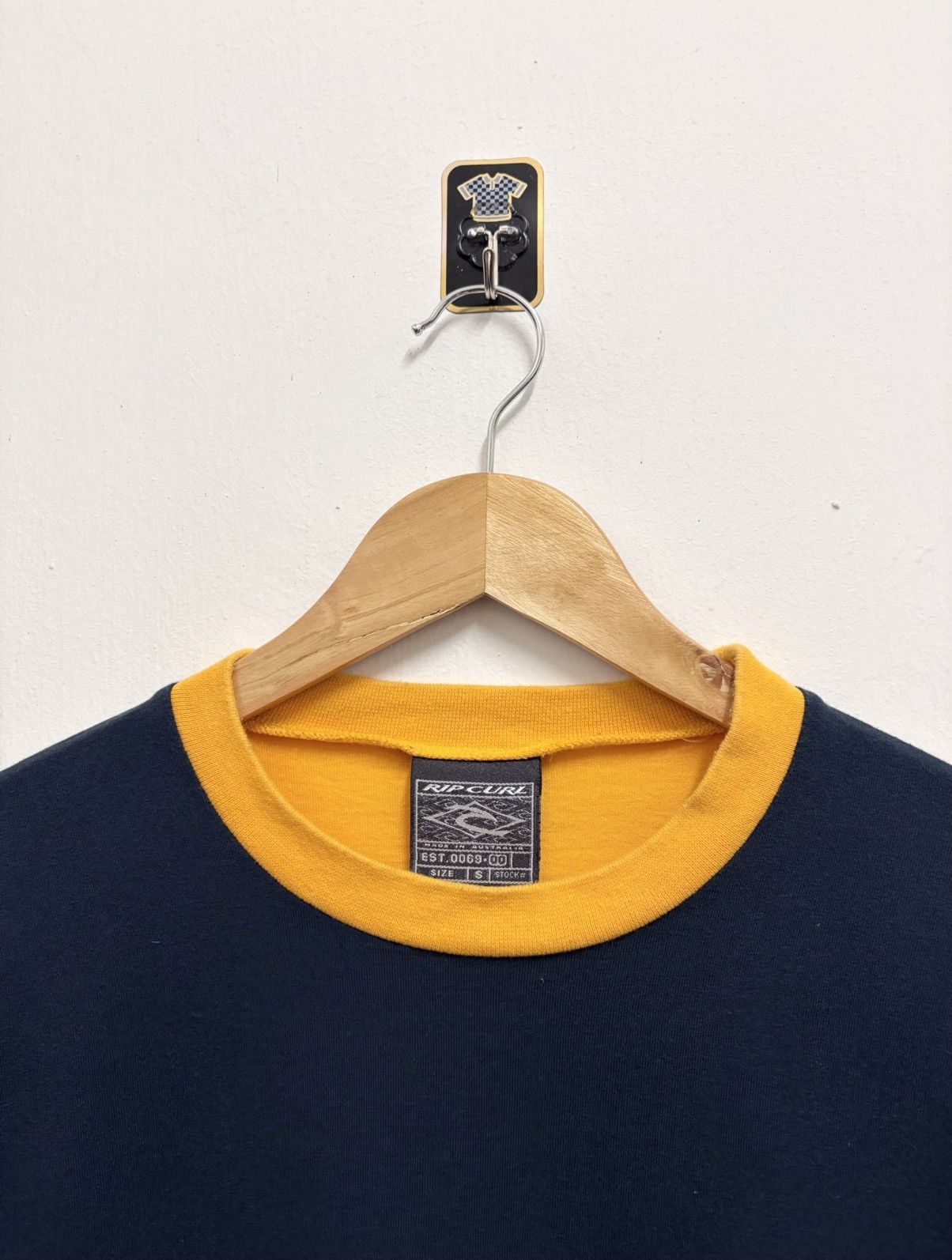 Quiksilver × Rip Curl × Vintage Vintage 90's RipCurl Surfing 2 Tones L/S T-Shirt Size US M / EU 48-50 / 2 - 10 Thumbnail