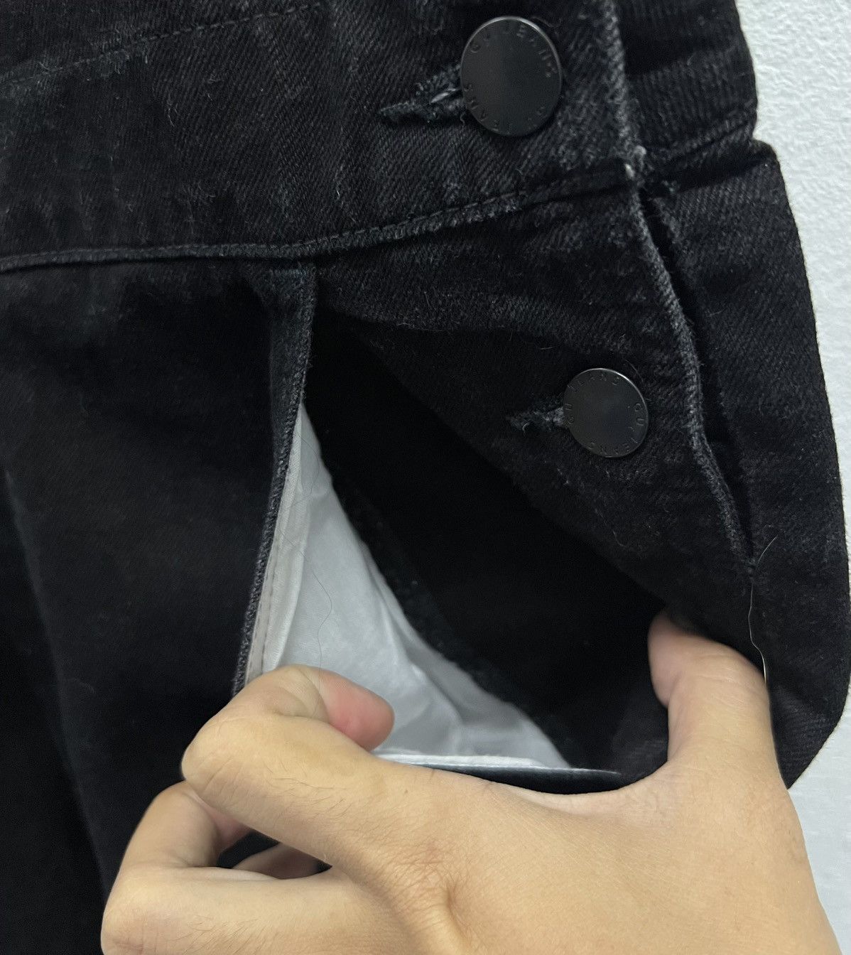 GU × Japanese Brand × Vintage GU Black Cotton Overalls (Size L) Size US 34 / EU 50 - 9 Thumbnail