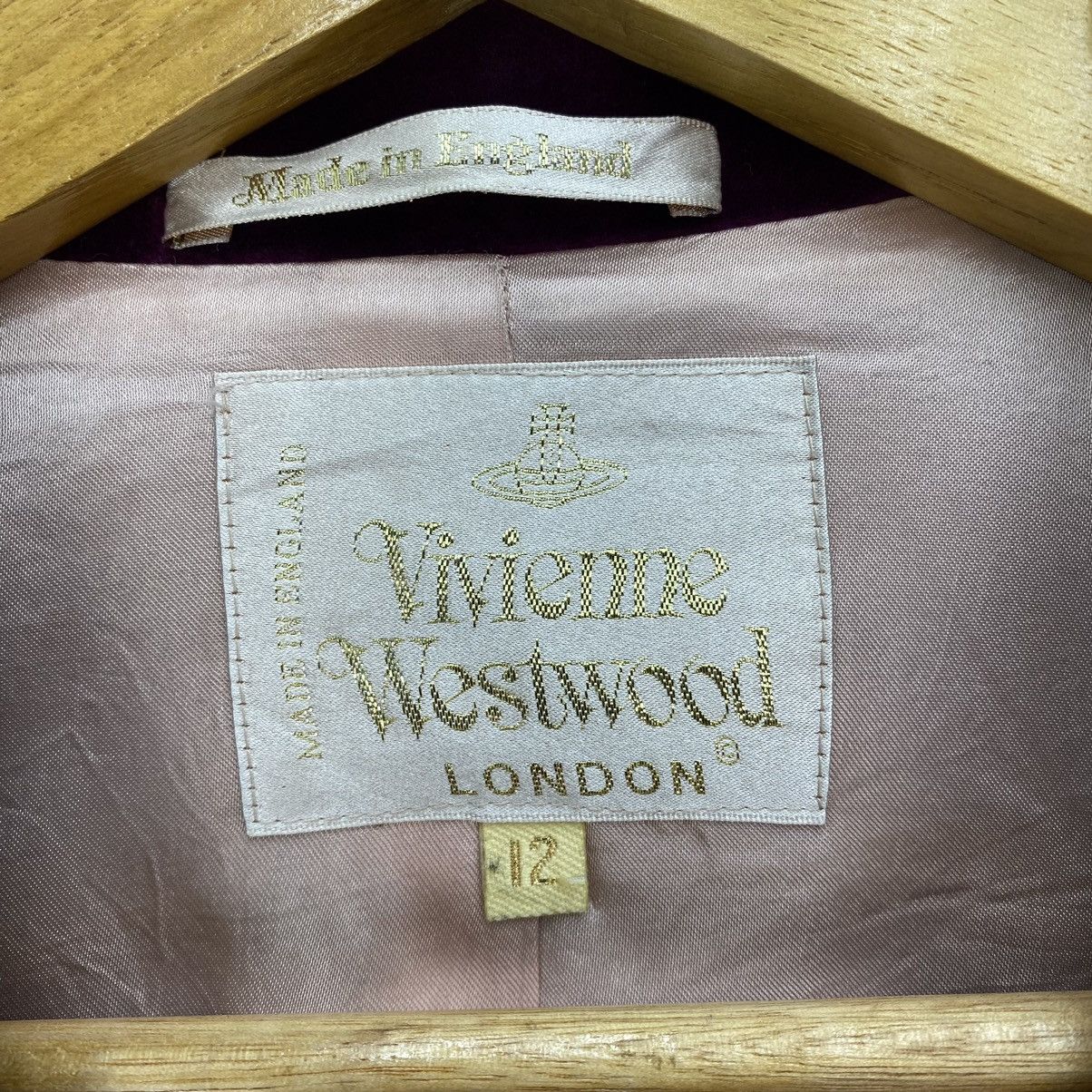 Vivienne Westwood 🔥Vintage Vivienne Westwood Velvet Double Breasted Jacket Size M / US 6-8 / IT 42-44 - 9 Thumbnail