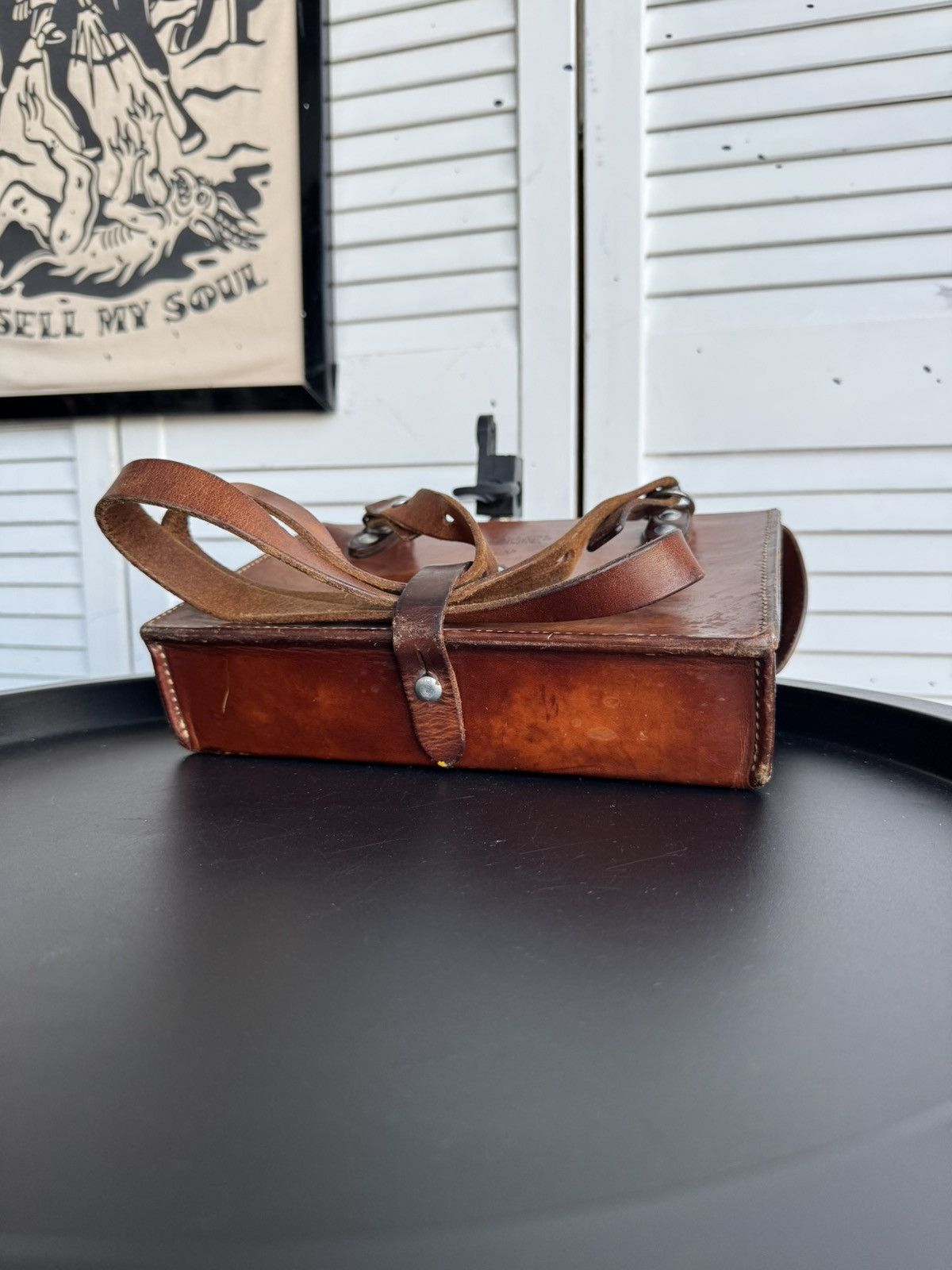 Vintage Vintage Swiss Army Leather Satchel Handcrafted Bag 1977 Size ONE SIZE - 6 Thumbnail