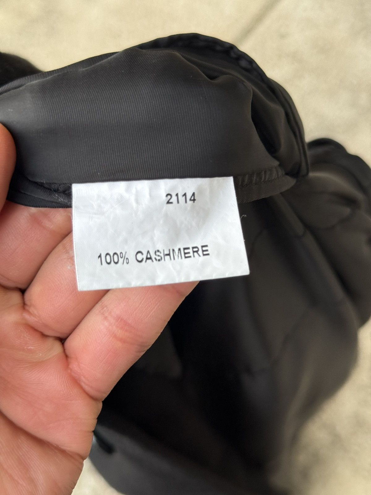 Jos. A. Bank 90s Single-Breasted Black Cashmere Overcoat Size US L / EU 52-54 / 3 - 6 Thumbnail
