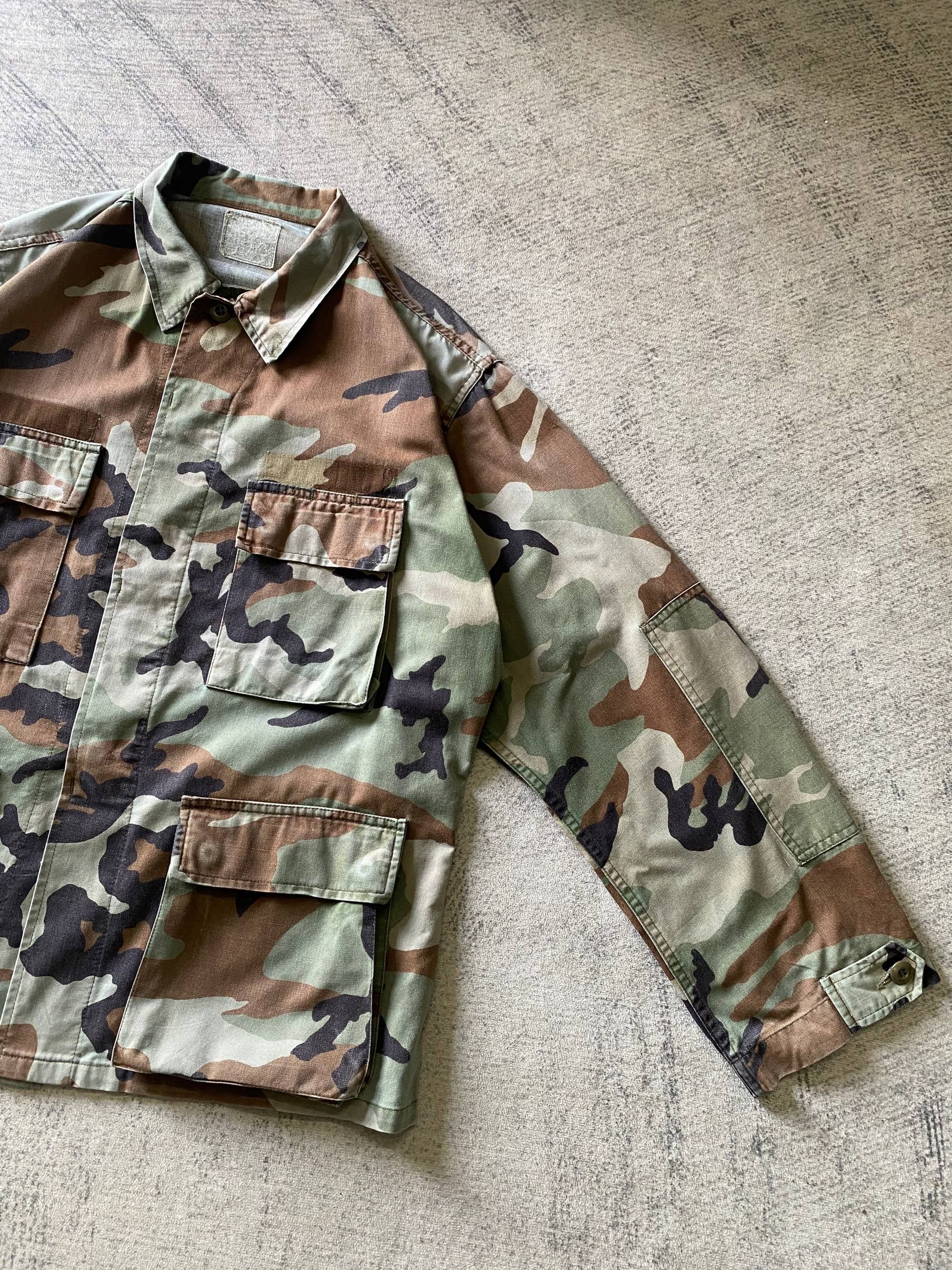 WARCHIVE Vintage US Army M81 BDU Woodland Camouflage Combat Jacket Size US M / EU 48-50 / 2 - 2 Thumbnail