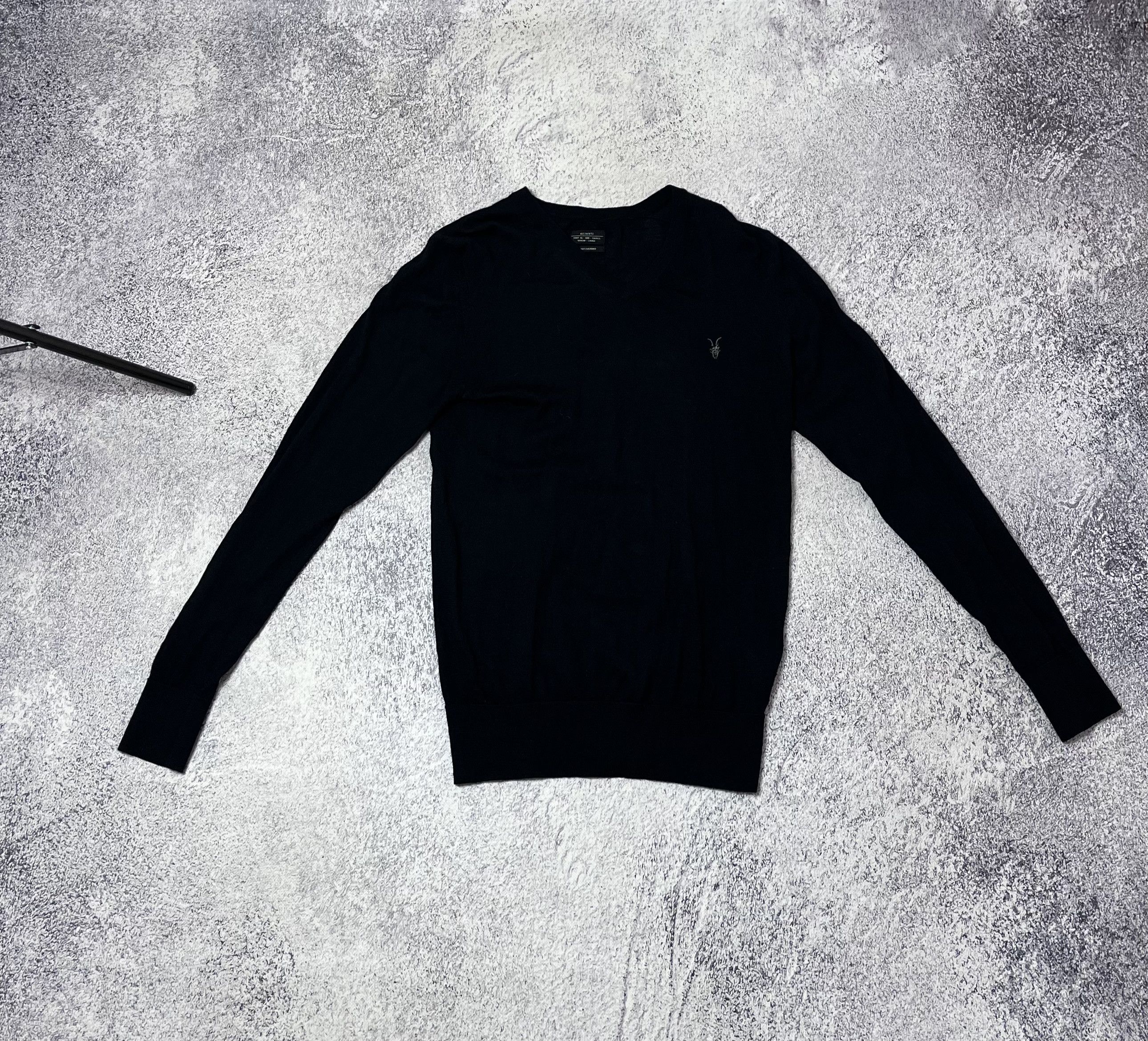 Allsaints Men’/ sweater Allsaints size S black Y2K Size US S / EU 44-46 / 1 - 1 Thumbnail