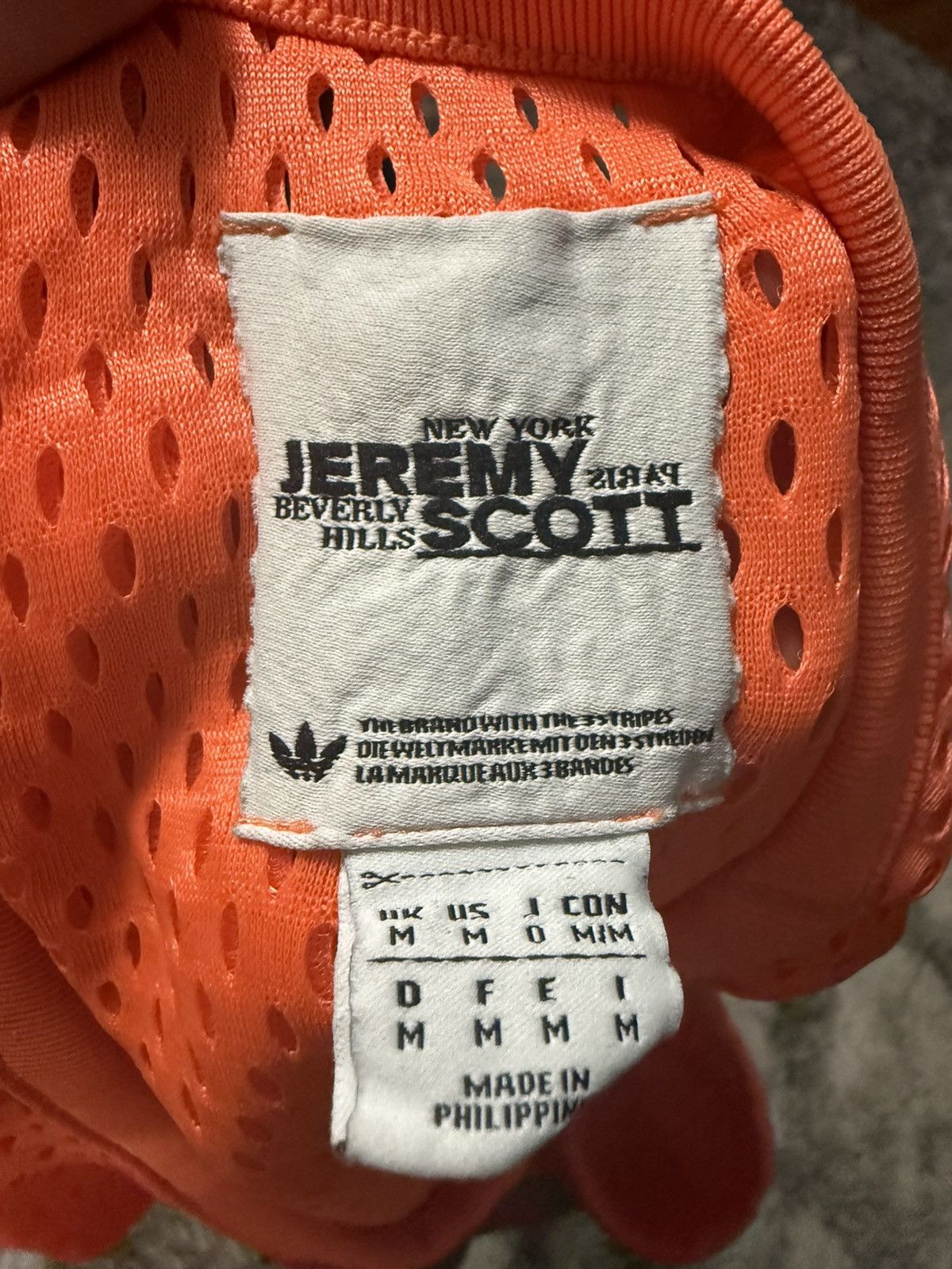 Adidas × Jeremy Scott Jeremy Scott Adidas Orange Jersey Tank Owned by Steve Aoki Size US M / EU 48-50 / 2 - 5 Thumbnail
