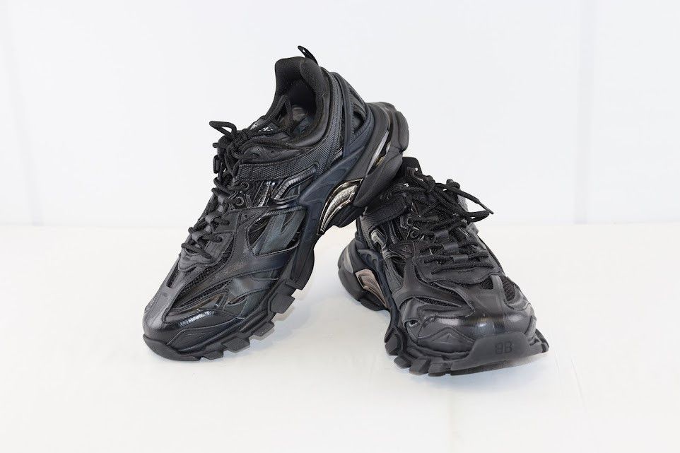 Balenciaga o1rshd1 Track .2 Open Sneakers in Black Size US 14 / EU 47 - 9 Thumbnail
