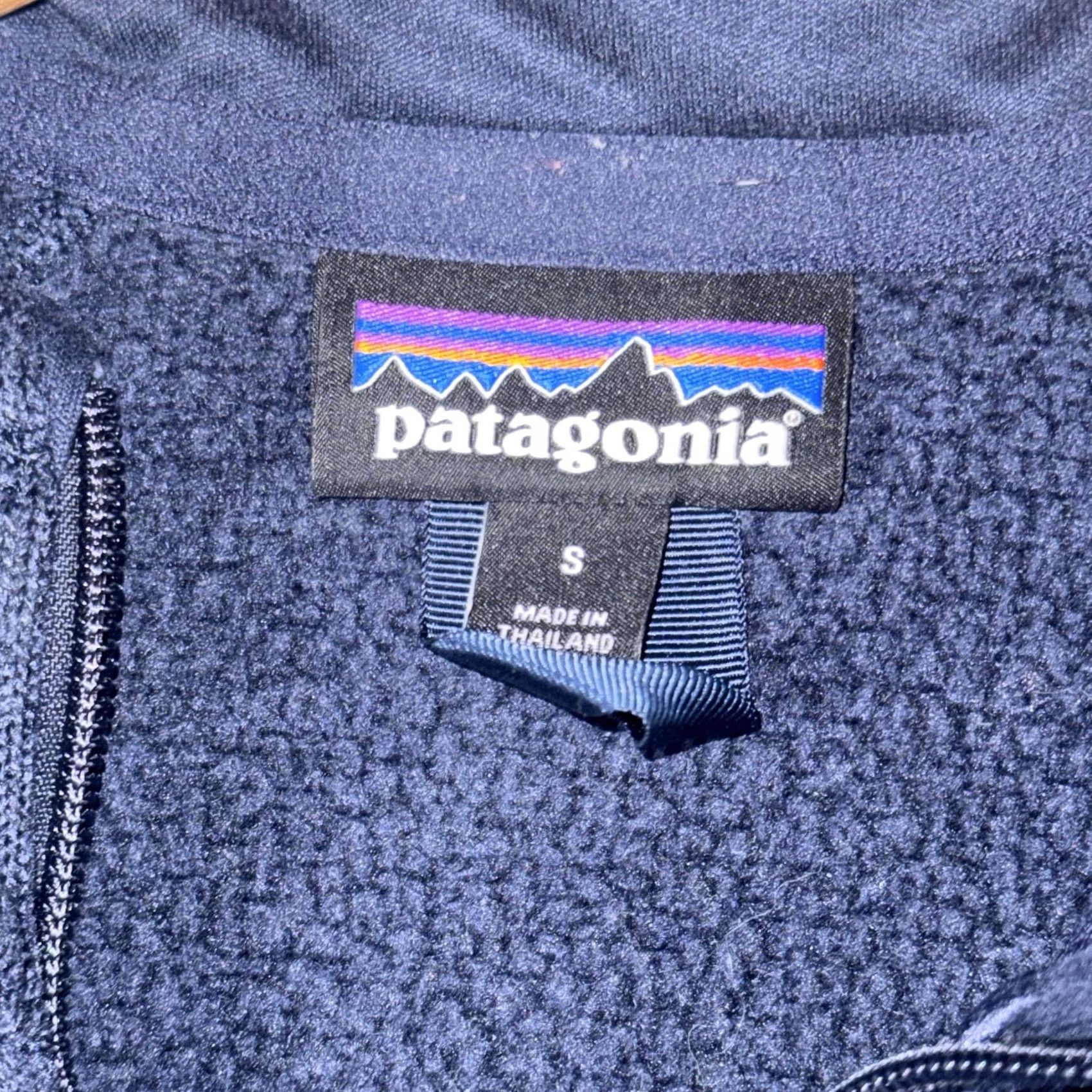 Patagonia Patagonia Pullover Hoodie Mens Small Blue 1/4 Zip Fleece Hiking Regular Fit Raglan Sleeve Mock Neck Pocket Size US S / EU 44-46 / 1 - 3 Thumbnail