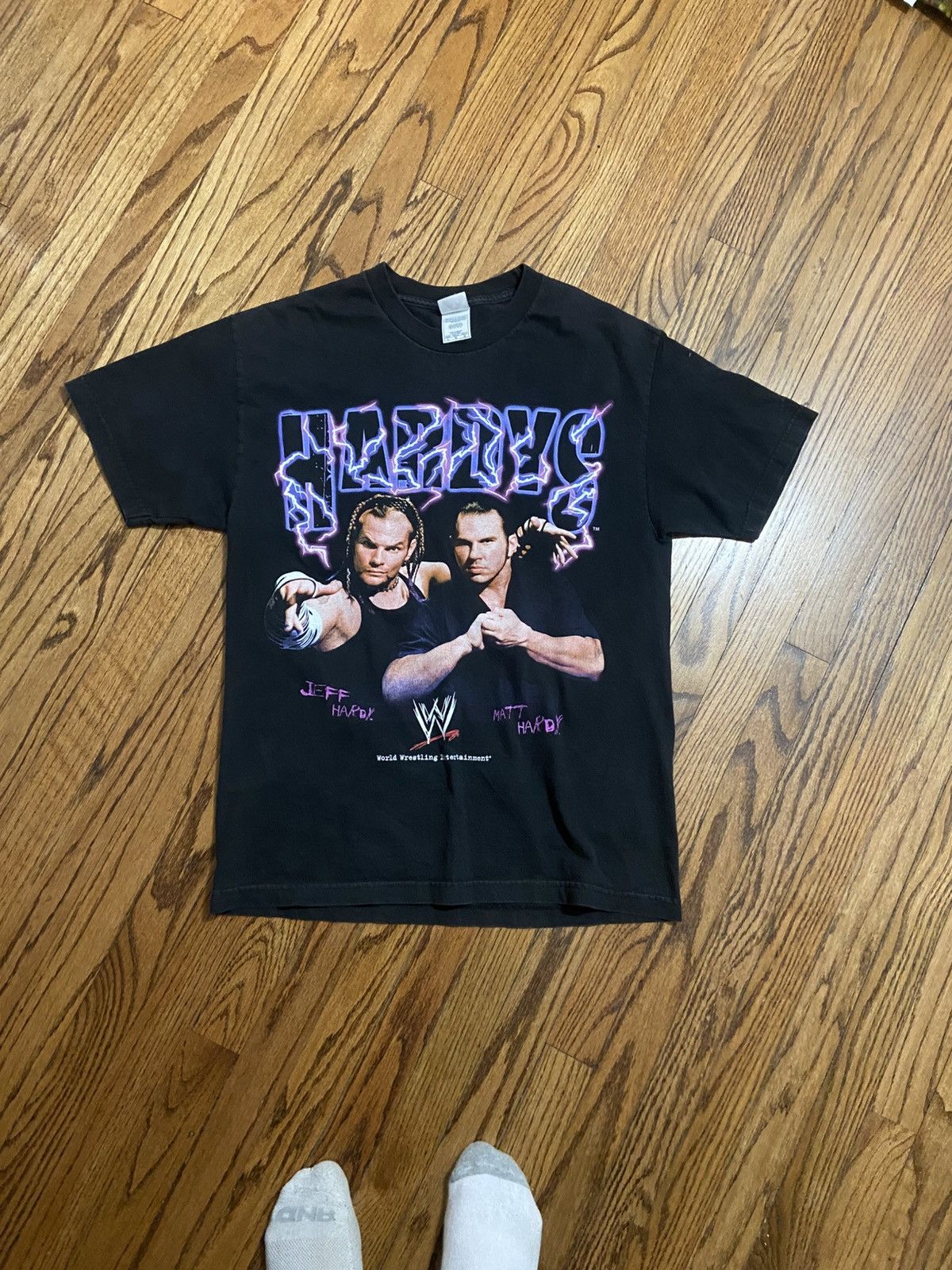 WWE Vintage hardy boys jeff hardy t shirt Size US L / EU 52-54 / 3 - 1 Thumbnail