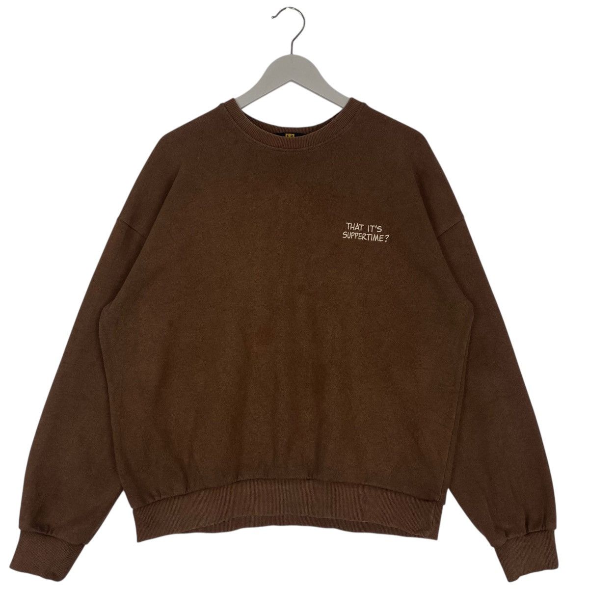Other Vintage Peanuts Snoopy Printed Crewneck Sweatshirt Brown Size US L / EU 52-54 / 3 - 1 Thumbnail