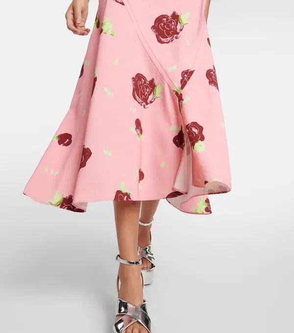 Marni o1w1db10125 Dress in Pink Size L / US 10 / IT 46 - 3 Thumbnail