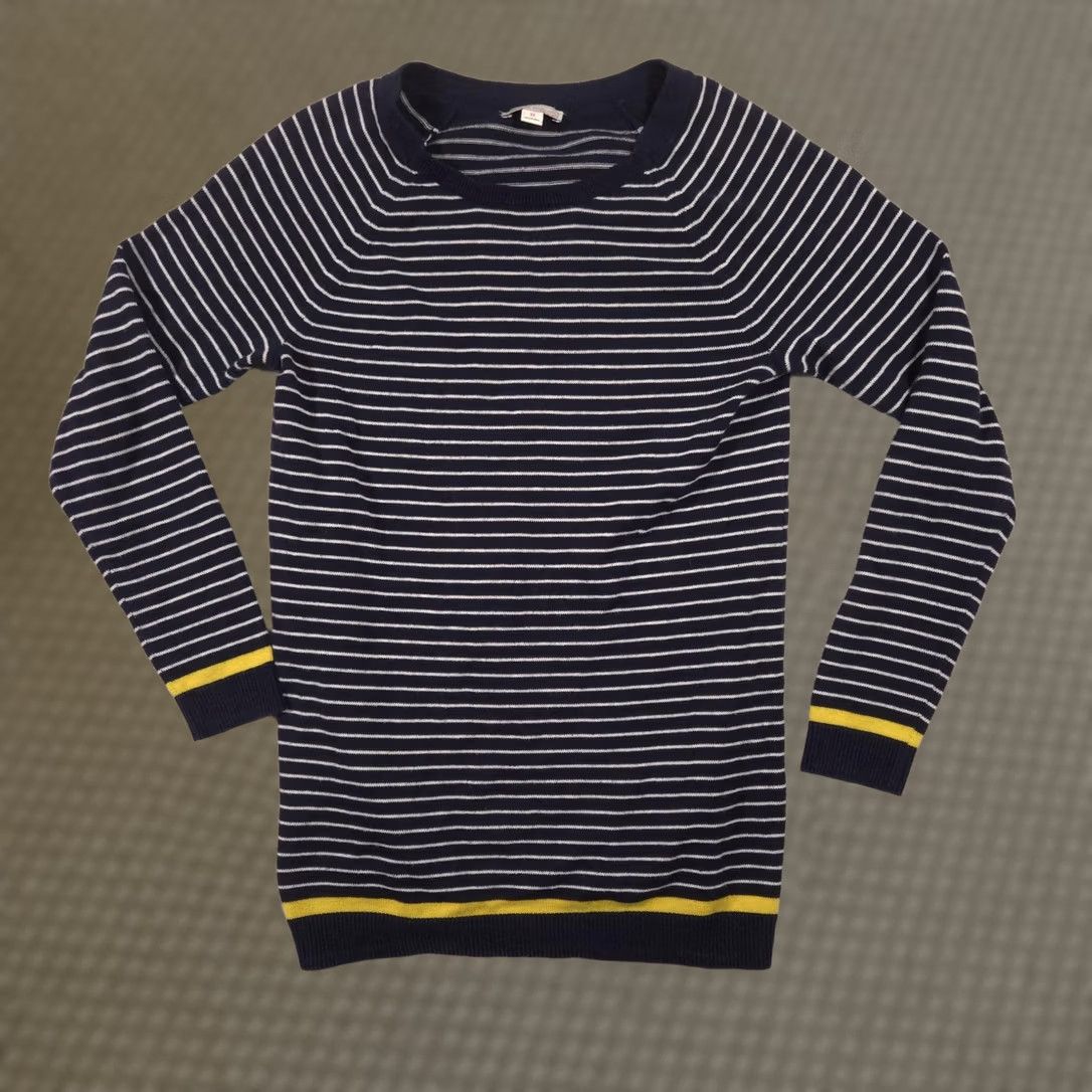 Vintage VINTAGE GapMaternity Sweater Womens XS Blue Stripe Crew Neck Knit Maternity Pullover Size XS / US 0-2 / IT 36-38 - 1 Thumbnail