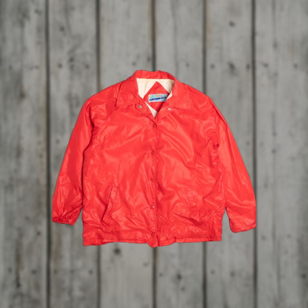 Etro VINTAGE Windy Weather Red Lightweight Jacket Large Windbreaker Retro Mens Size US L / EU 52-54 / 3 - 1 Thumbnail