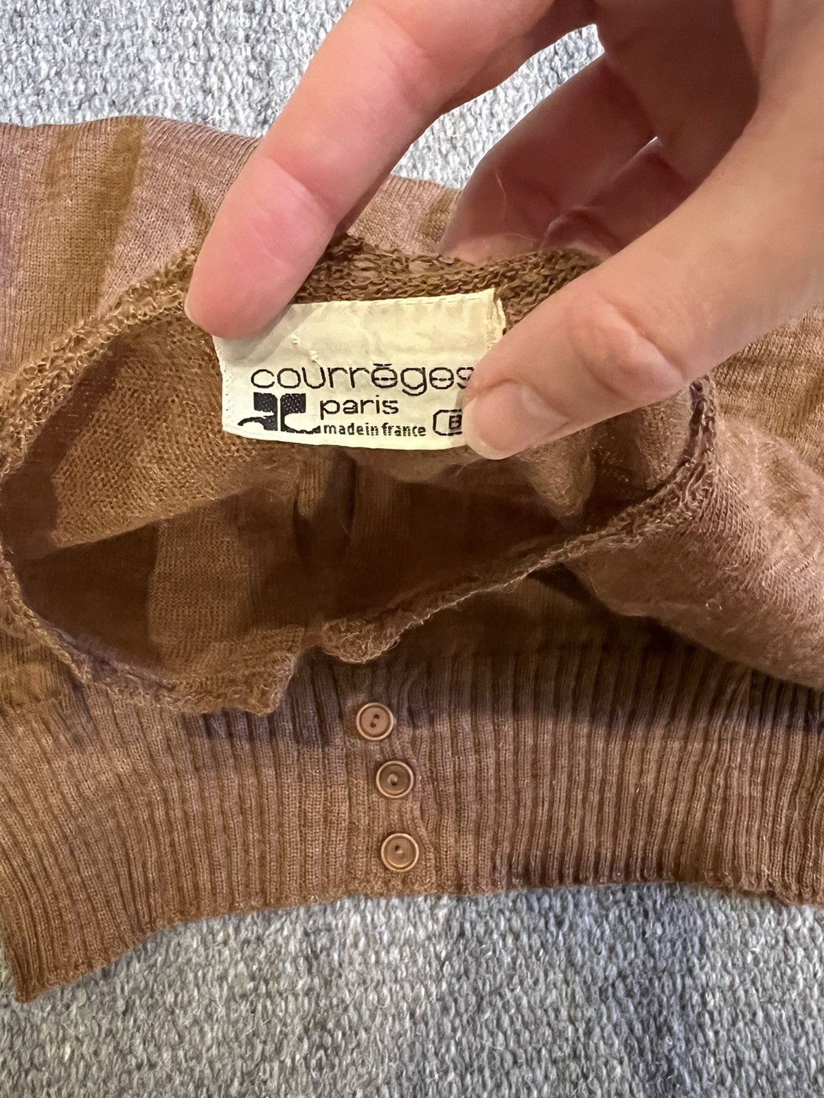 Courreges Vintage Courreges Sweater Size S / US 4 / IT 40 - 1 Thumbnail
