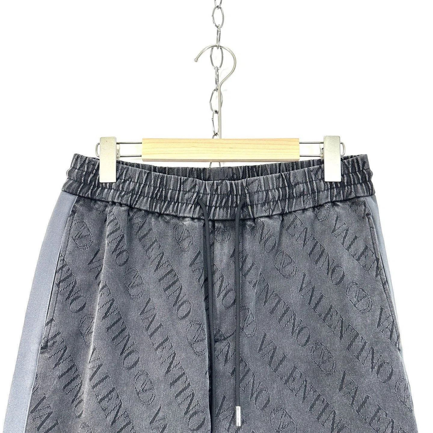 Valentino Valentino Gray Logo Print Casual Jeans. Size US 30 / EU 46 - 3 Thumbnail