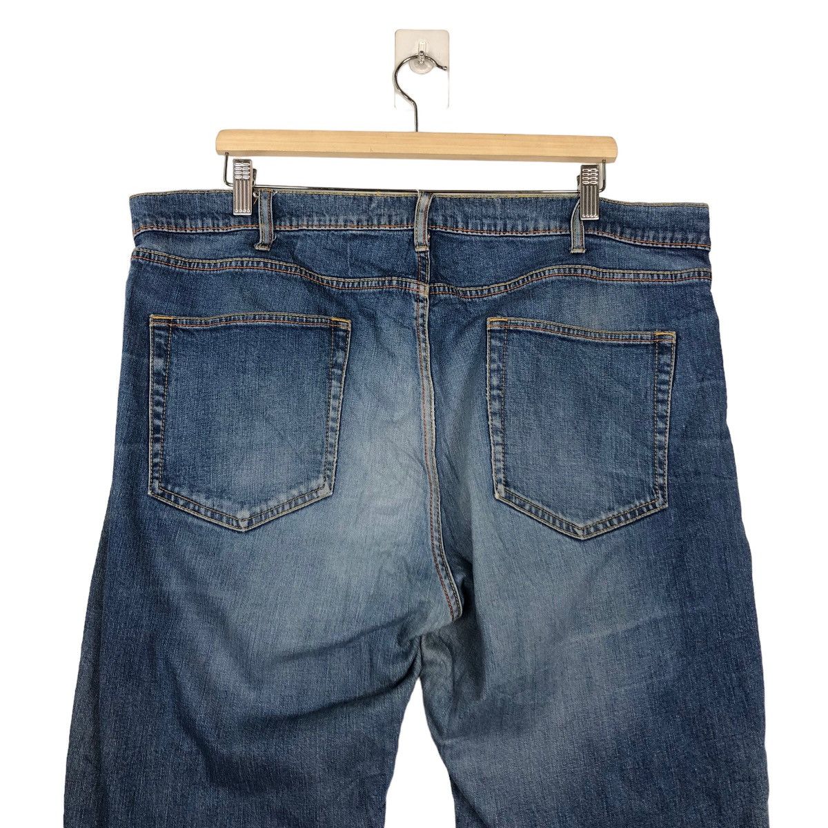 Japanese Brand 🔥VINTAGE DISTRESSED DENIM JEANS JAPAN INSPIRE ISSEY MIYAKE Size US 40 / EU 56 - 8 Thumbnail