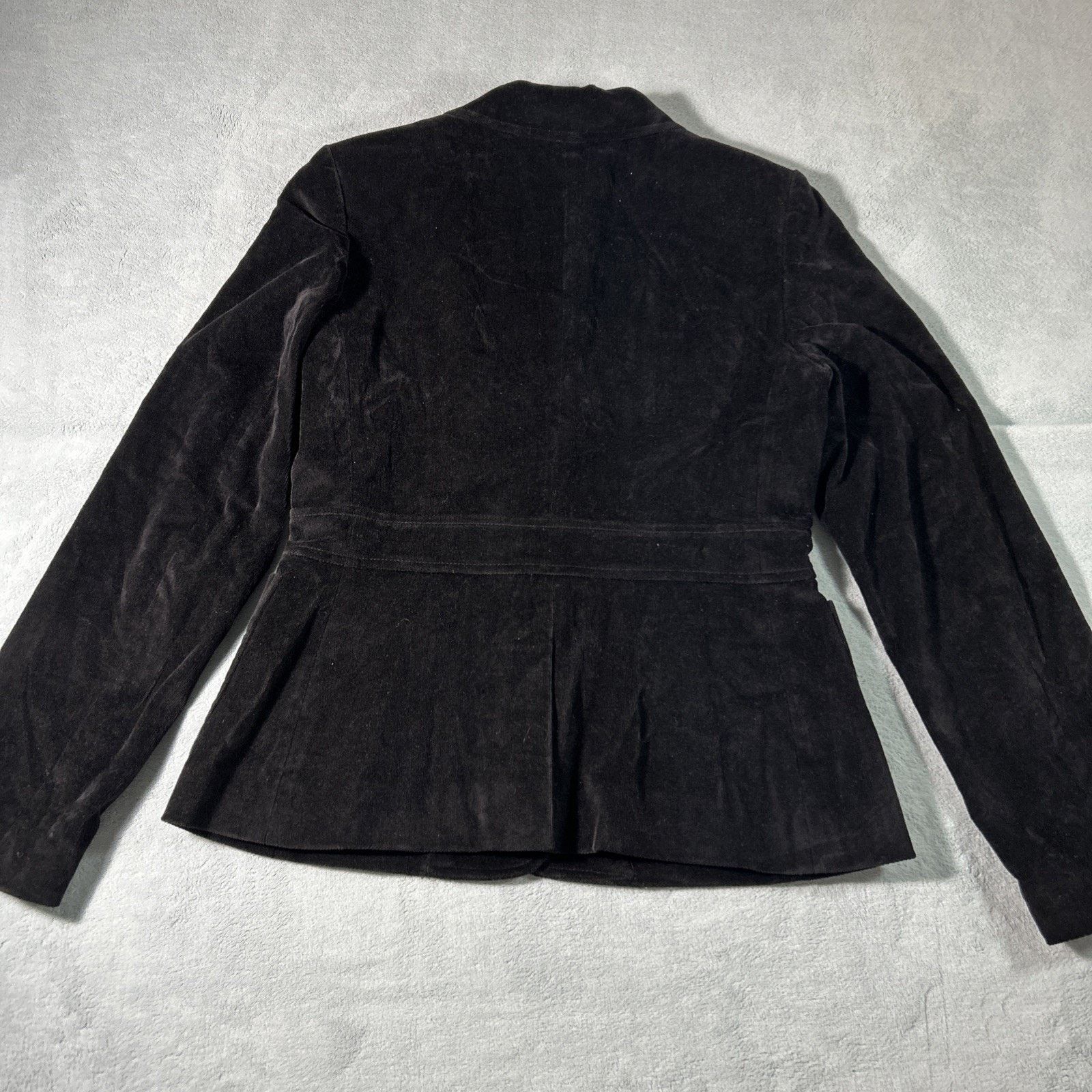 Banana Republic Single Breast Pea Coat Blazer Jacket Womens 4 Formal Black Size S / US 4 / IT 40 - 2 Thumbnail