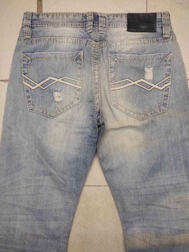 Japanese Brand VINTAGE BLACK PREMIUM JEANS DISTRESSED STYLE Size US 34 / EU 50 - 8 Thumbnail